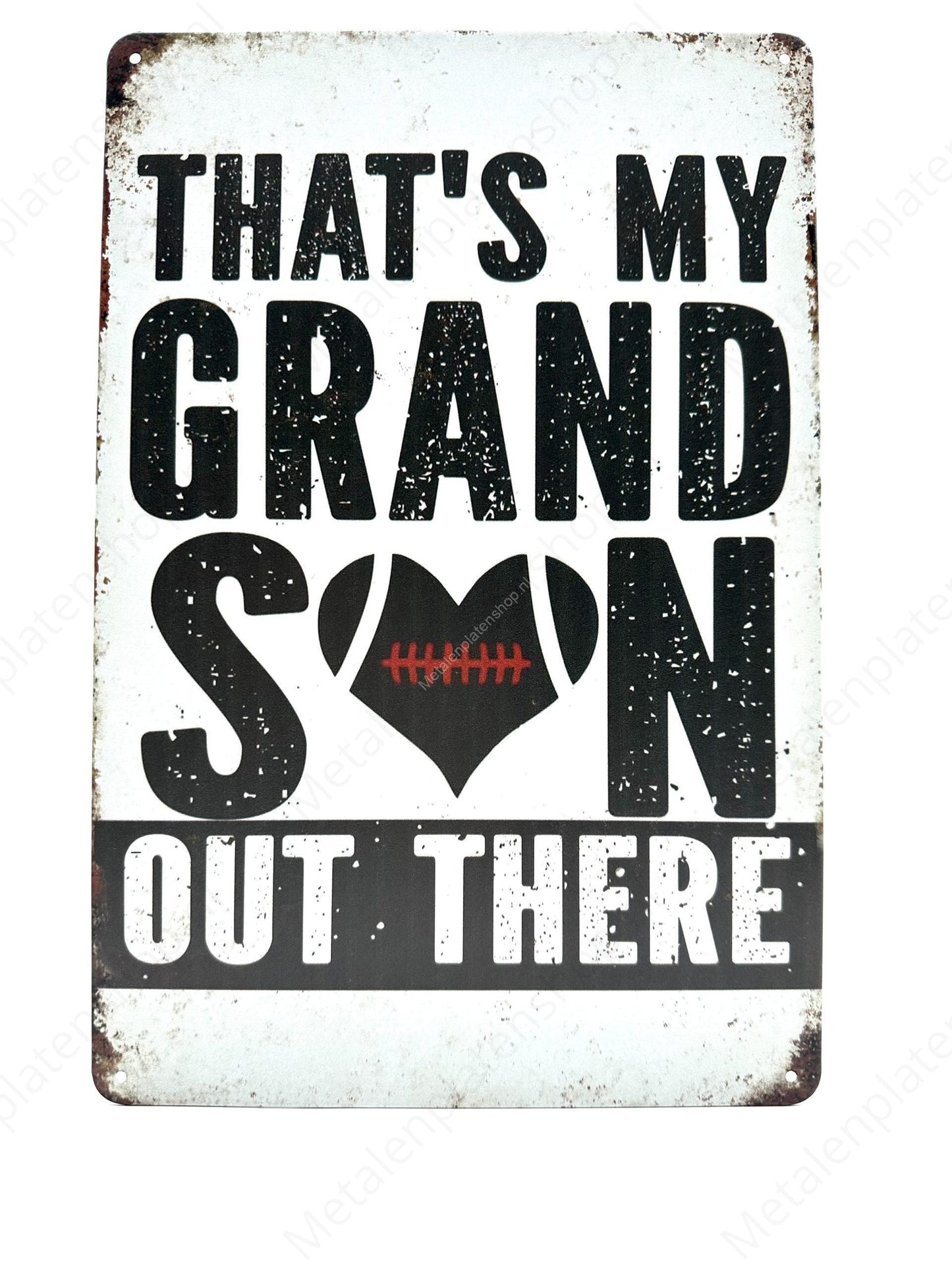 Grand Son - Metal Wall Sign