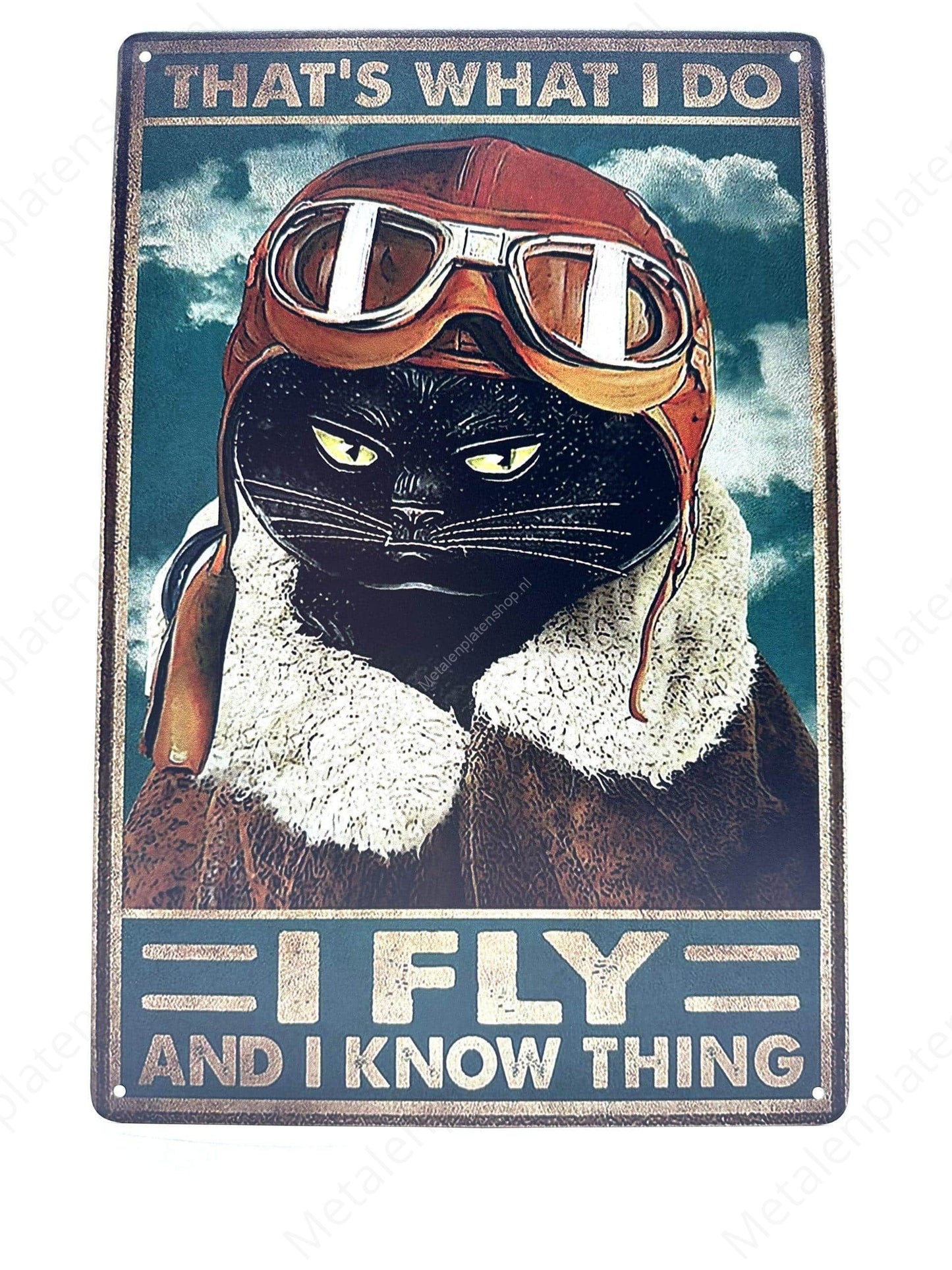 That's what I do - Metal Wall Sign