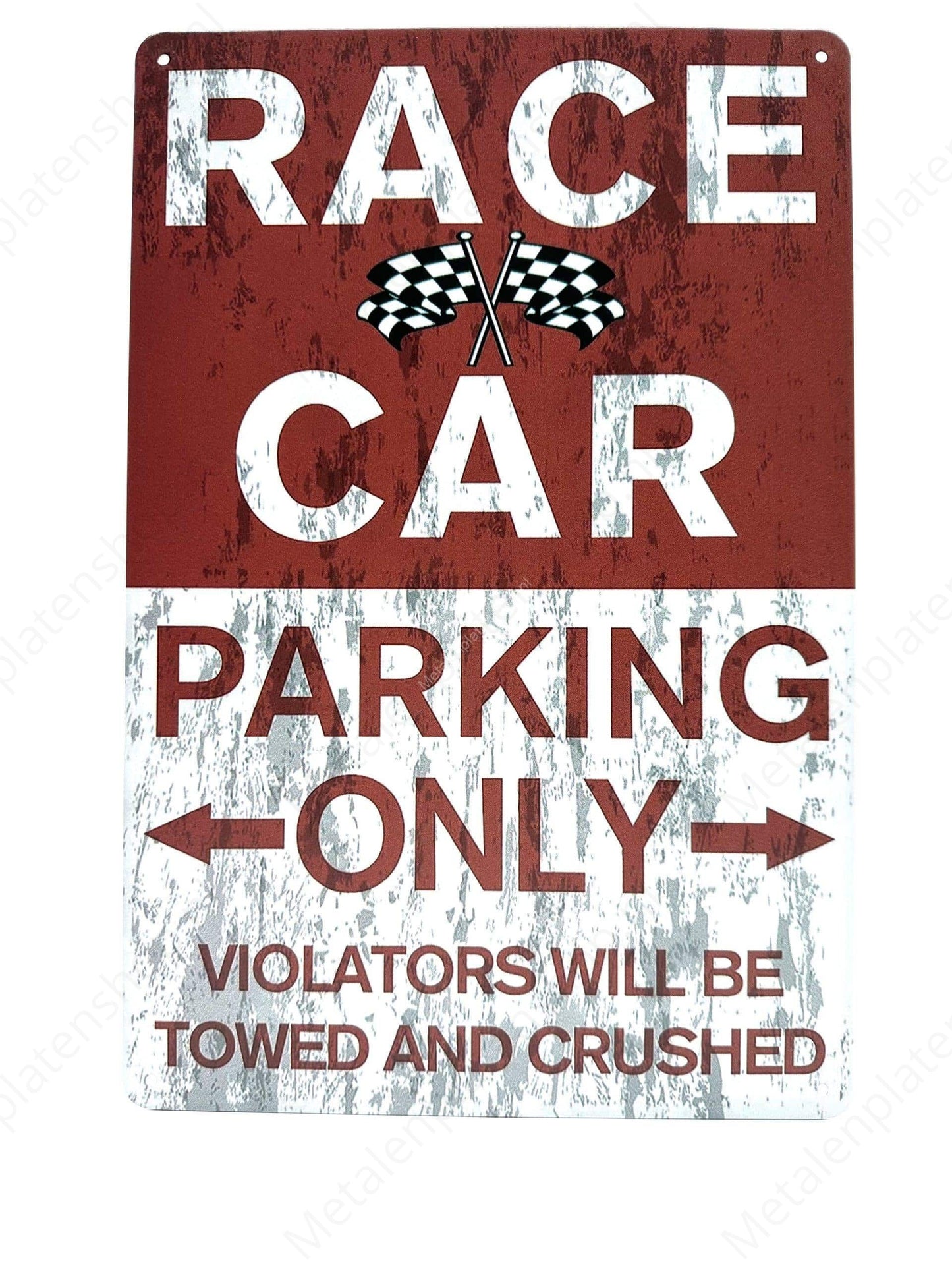 Race Car Parking Only