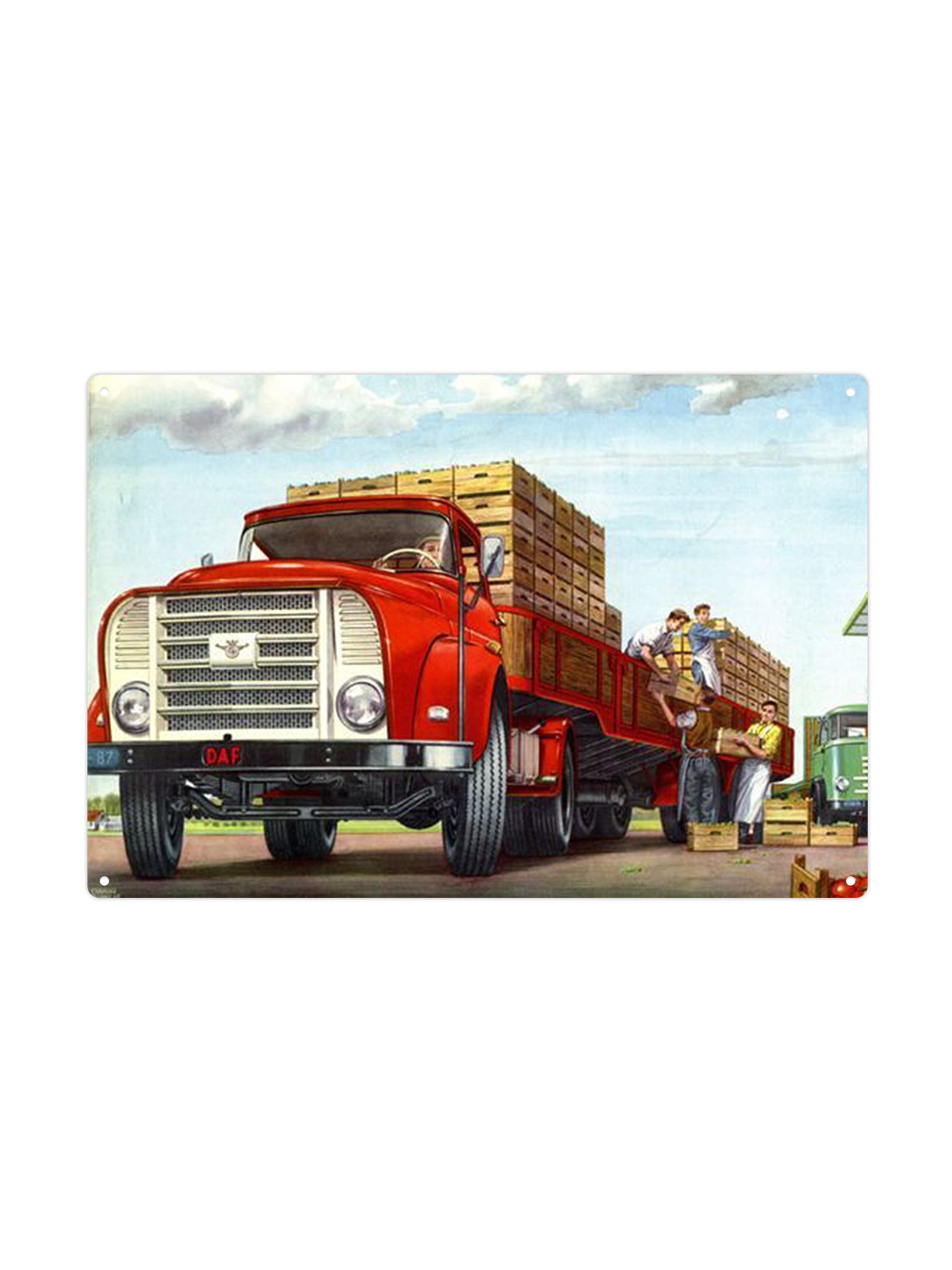 DAF - Truck met Houten Kratten