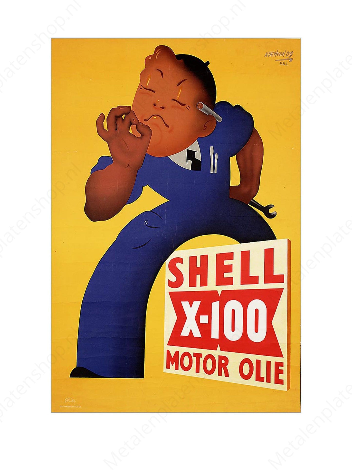 Shell - X-100 Motor Oil - Nostalgic