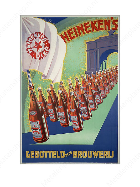 Heineken's - Gebotteld in de Brouwerij  - Nostalgisch