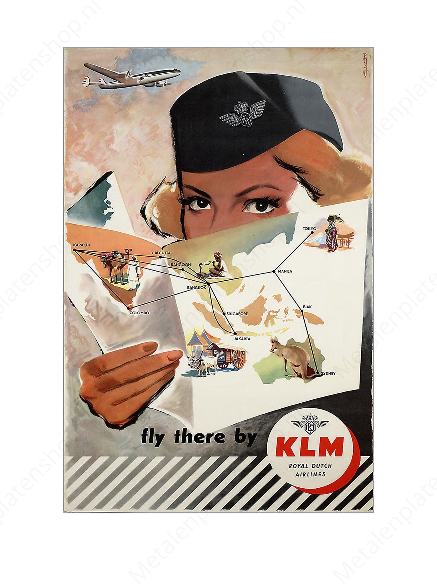 fly here by KLM - Nostalgic