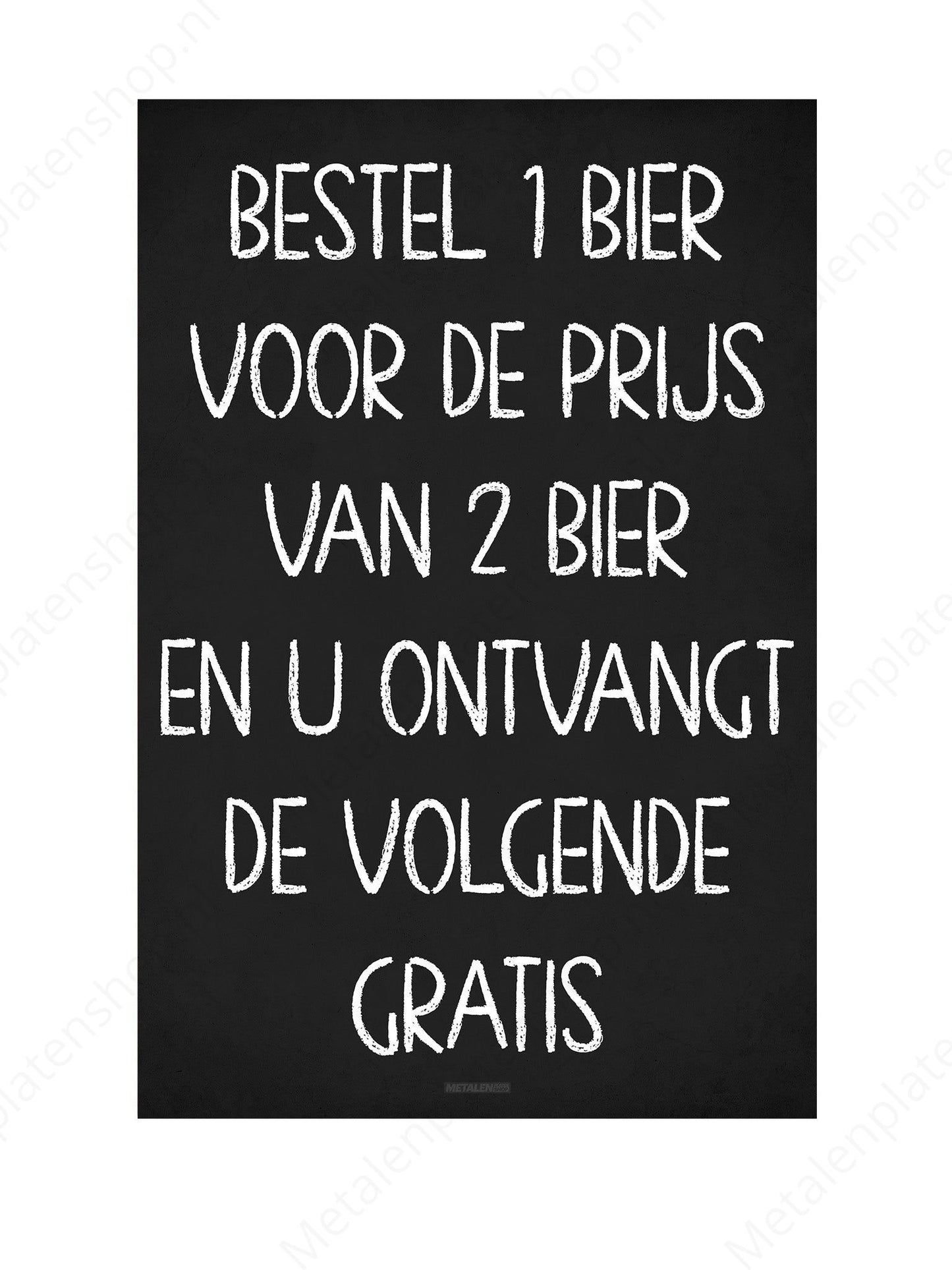 1 Beer for the price of 1