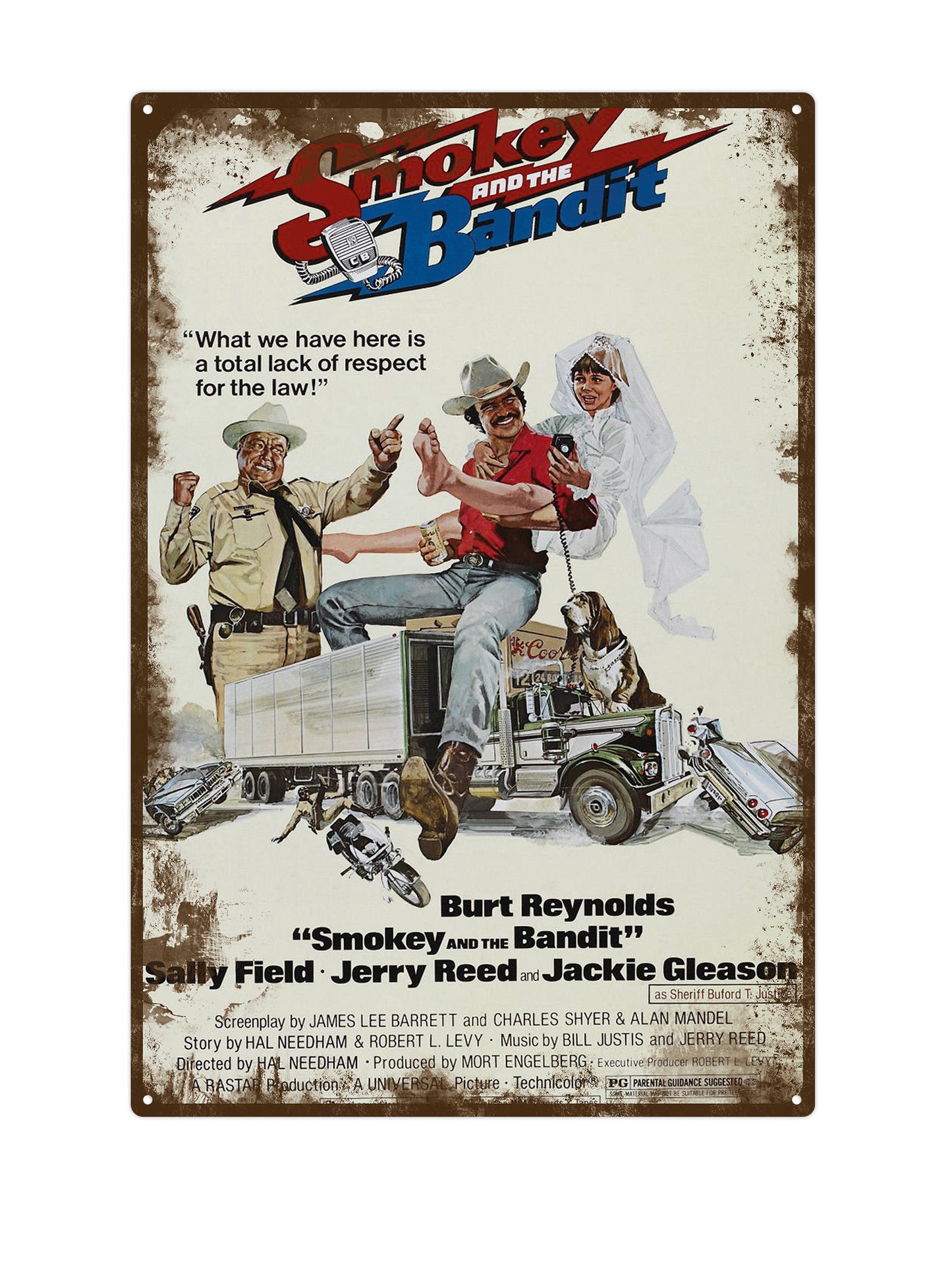 Smokey and the Bandit - Metal Wall Sign
