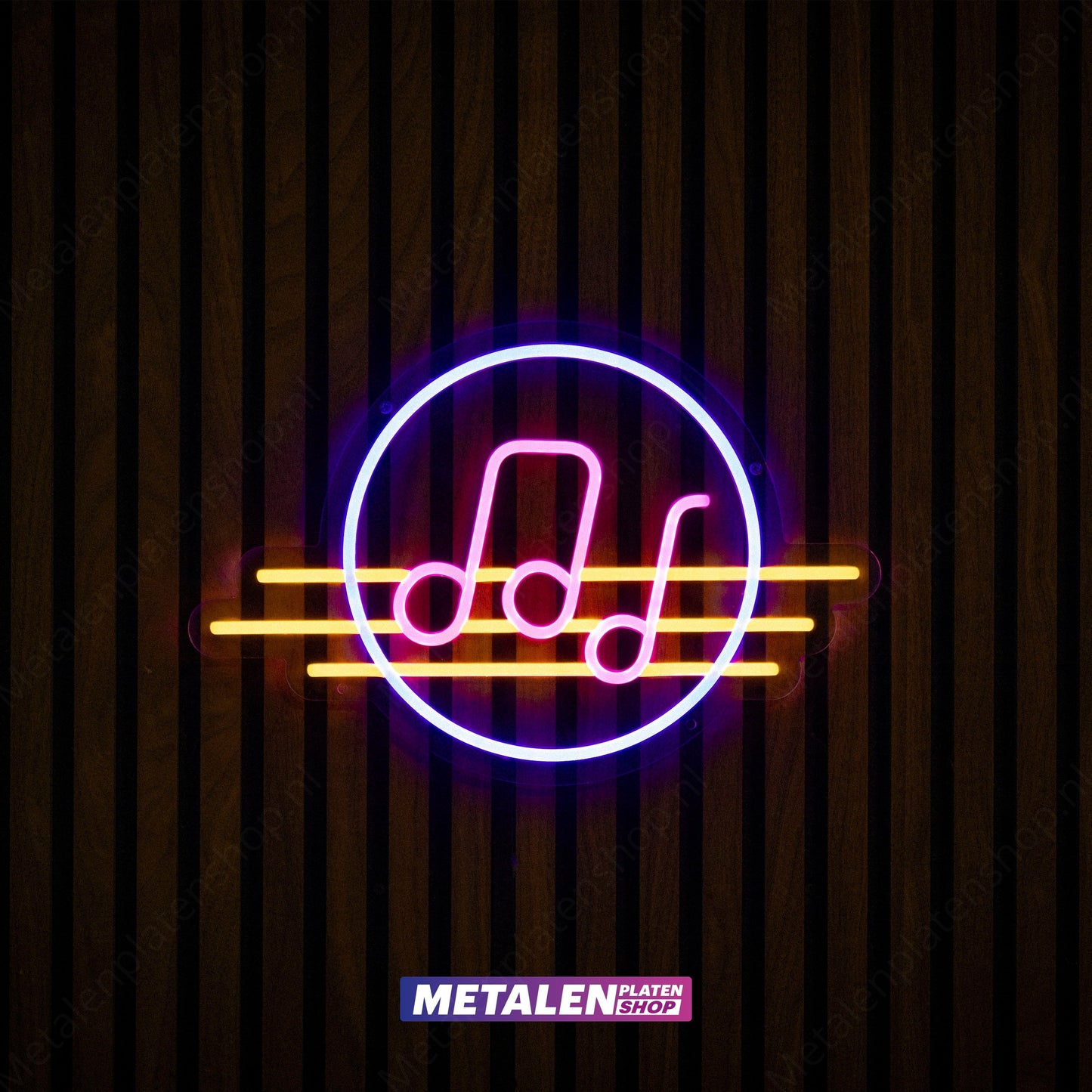 Musiknote - Neonschild - LED