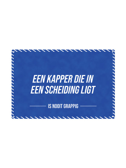 A hairdresser going through a divorce - Is Never Funny