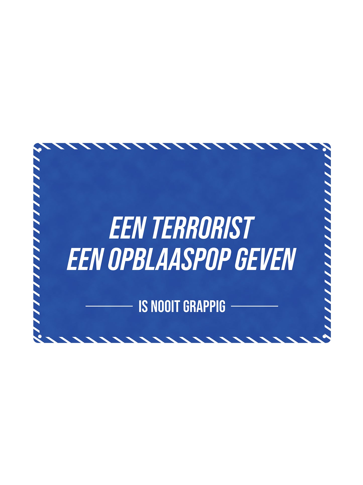 Giving a Terrorist a Blow-Up Doll - Is Never Funny