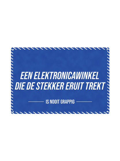 An electronics store that pulls the plug - Is Never Funny