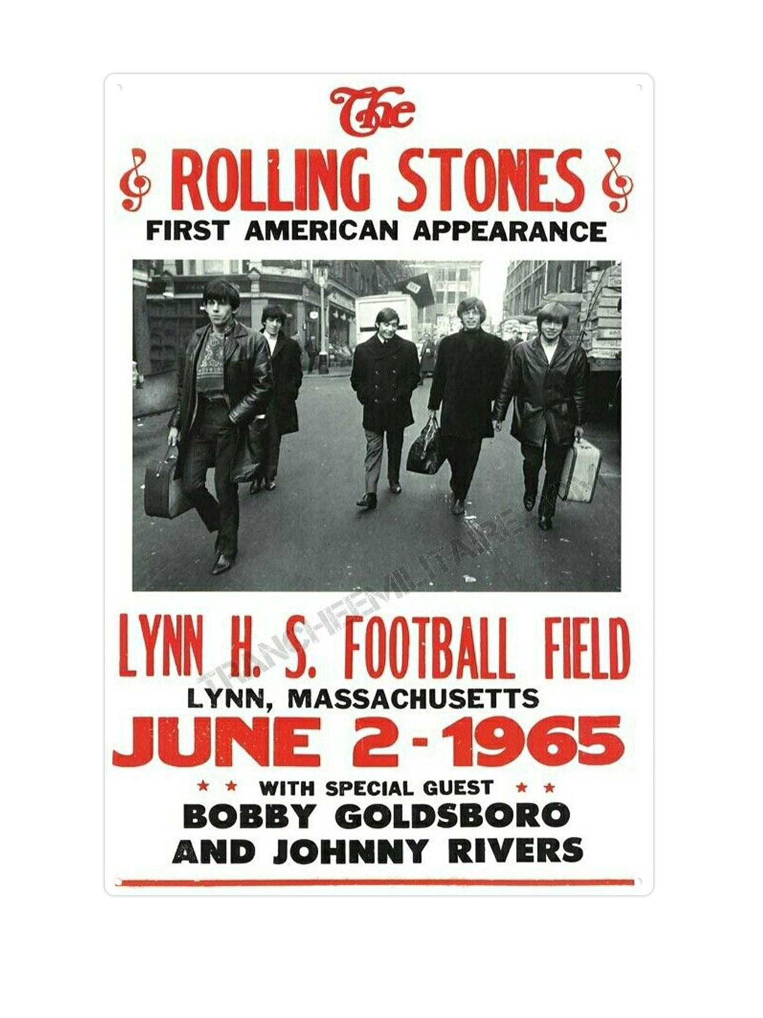 The Rolling Stones Football Field