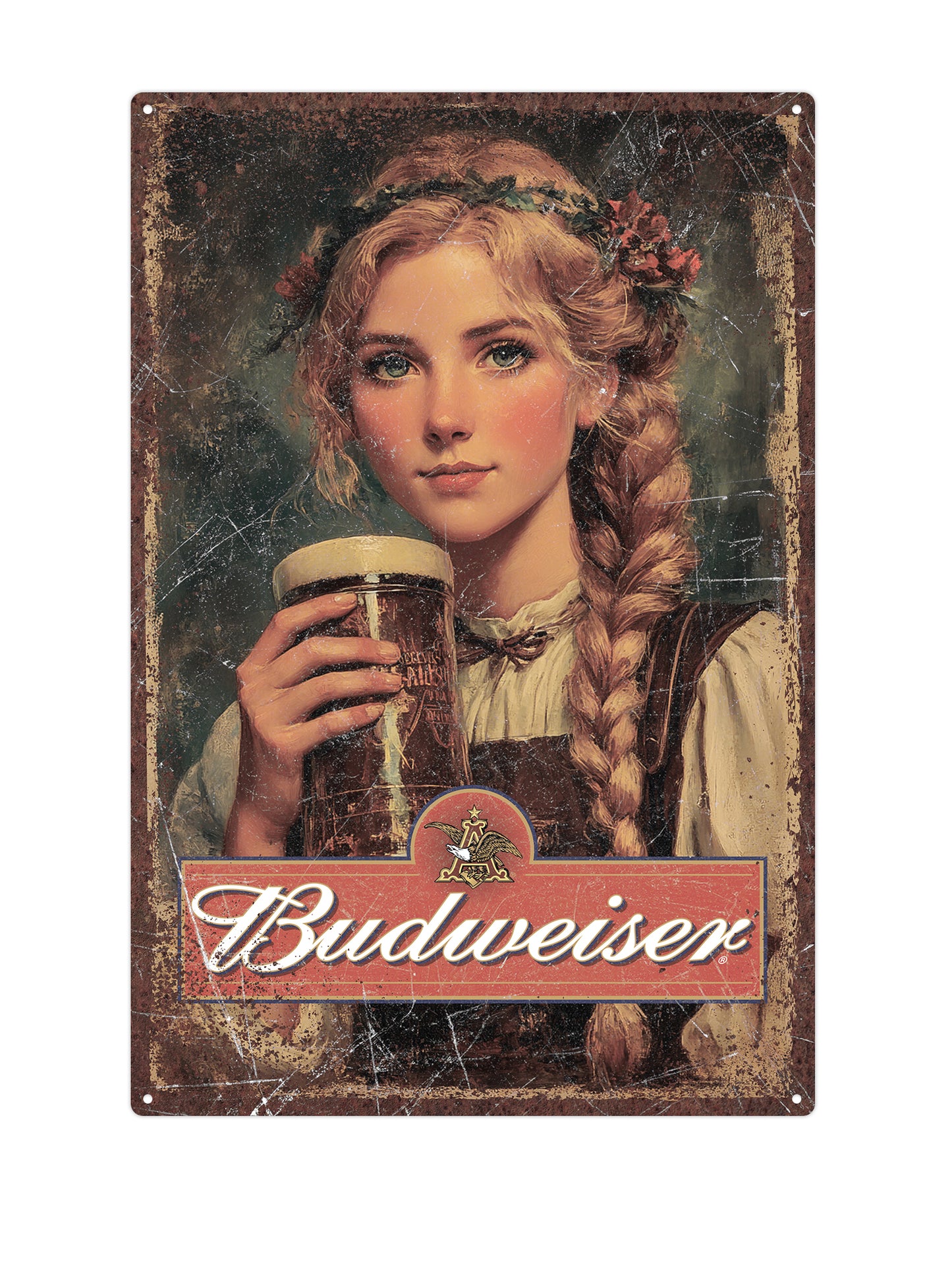 Budweiser Metal Wall Sign