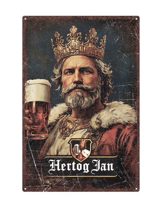 Hertog Jan Metalen Wandbord