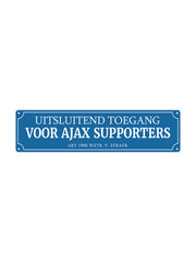 Uitsluitend toegang voor ajax supporters