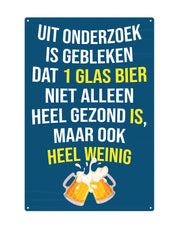 Die Forschung hat gezeigt, dass 1 Glas Bier nicht nur sehr gesund ist