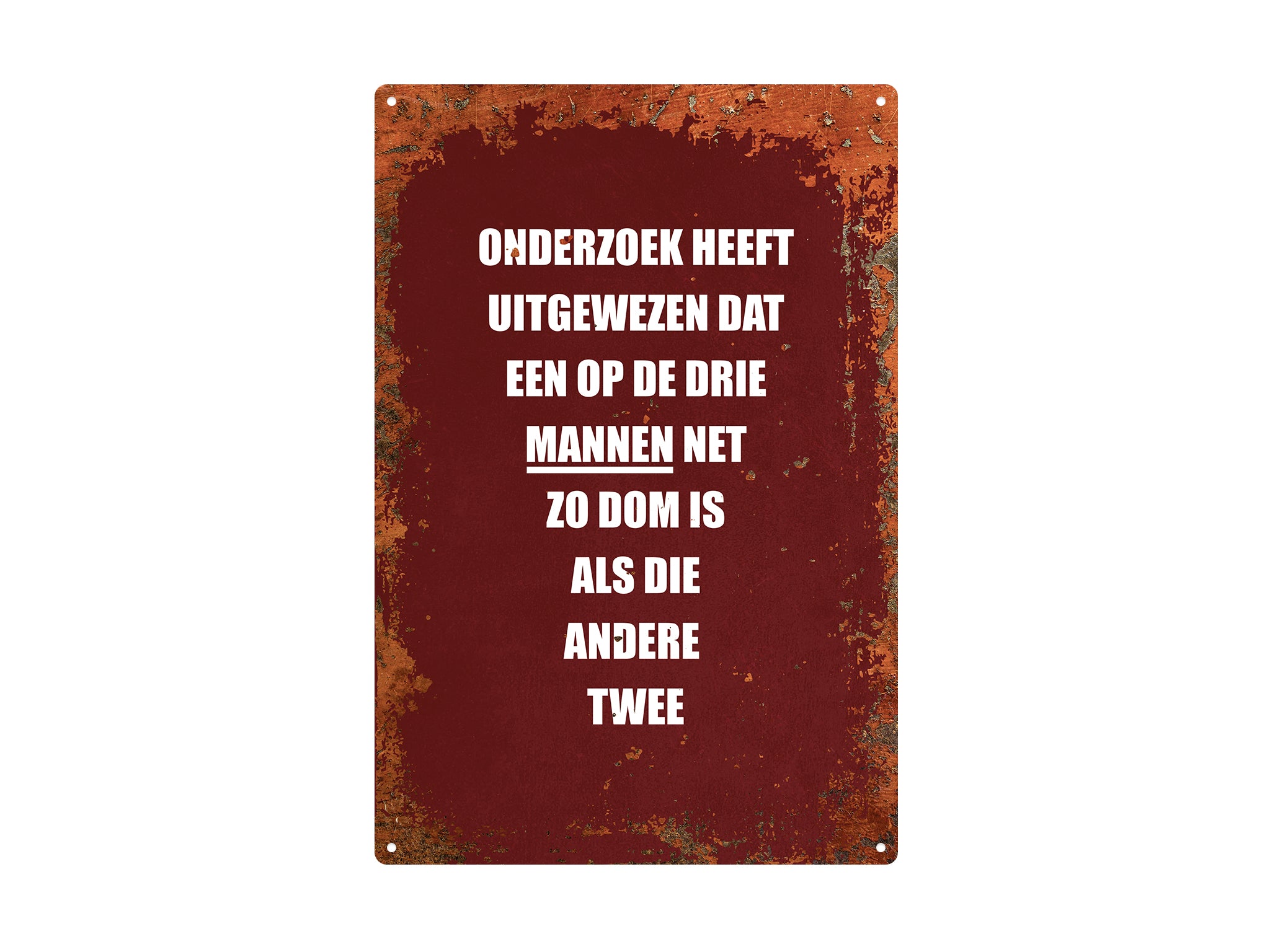 Onderzoek heeft uitgewezen dat mannen