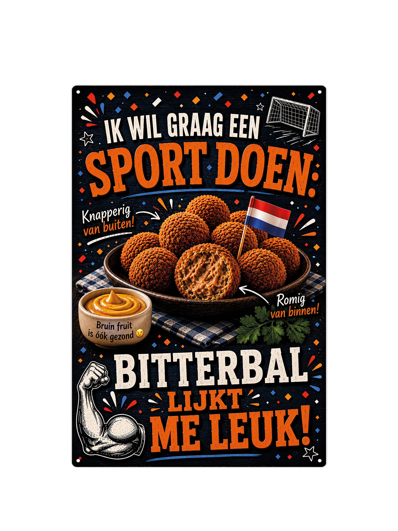 Ik wil graag een sport doen bitterbal lijkt me leuk!