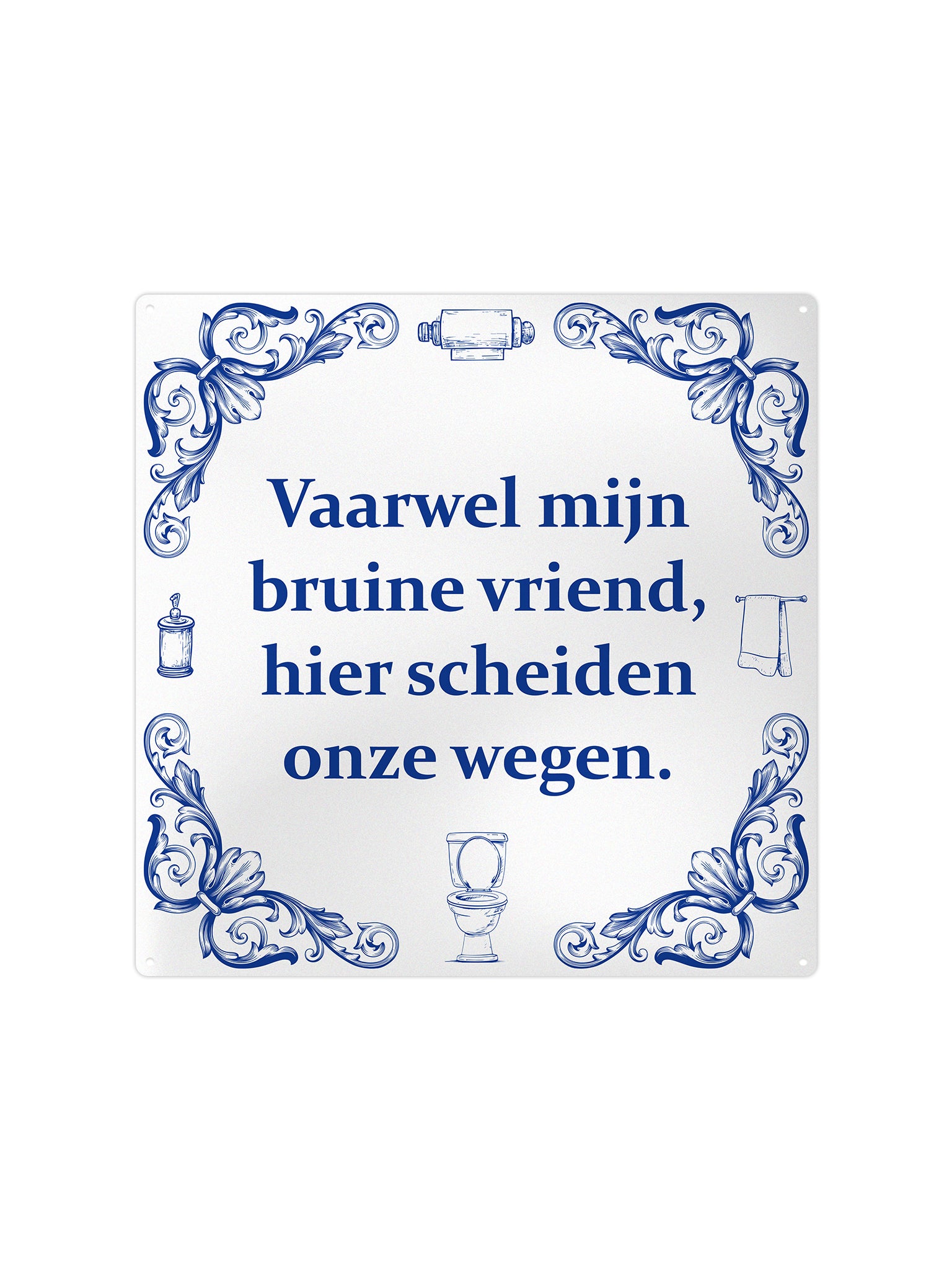 Vaarwel mijn bruine vriend hier scheiden onze wegen