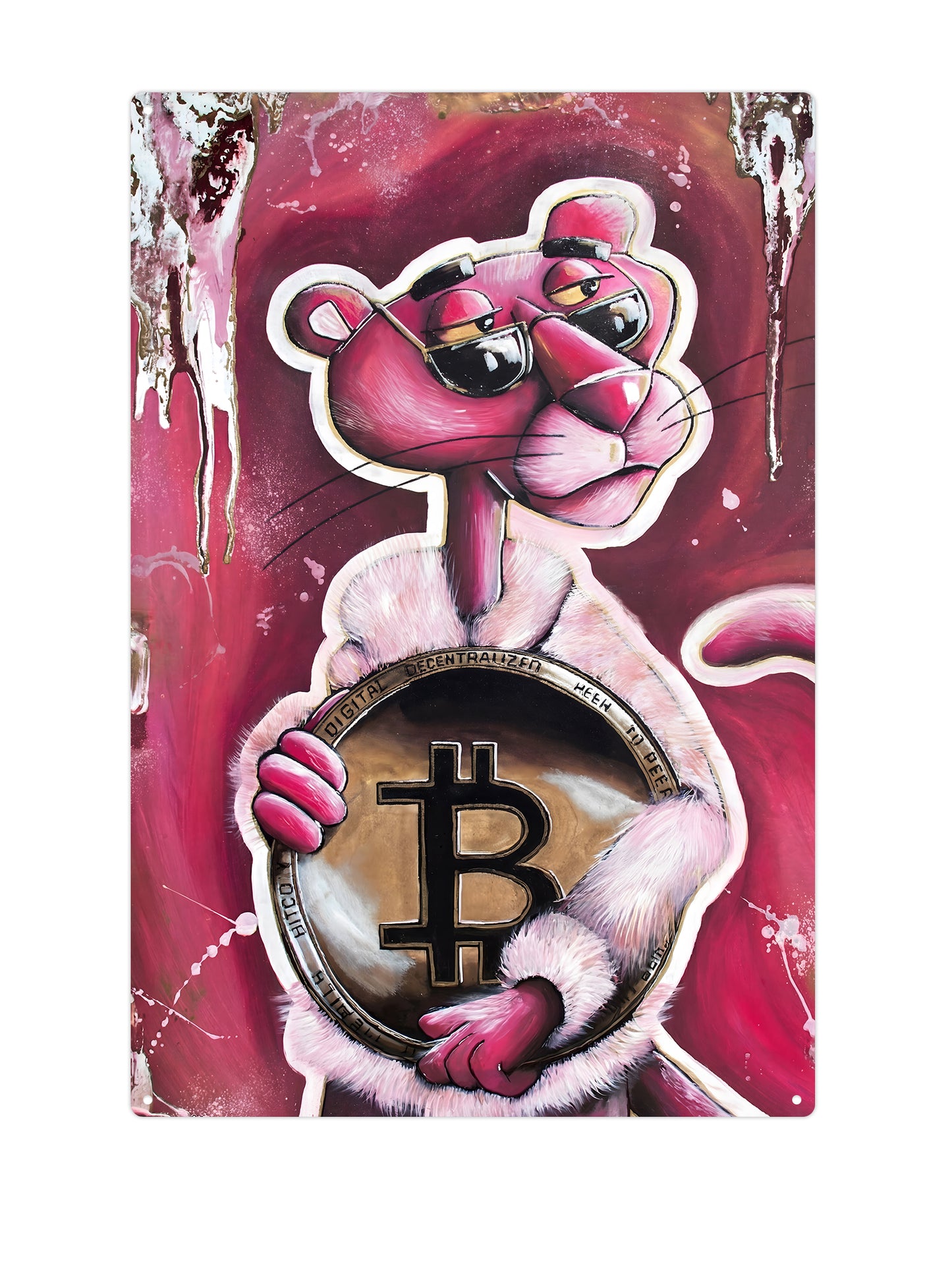 Pink Panter - Art Bitcoin