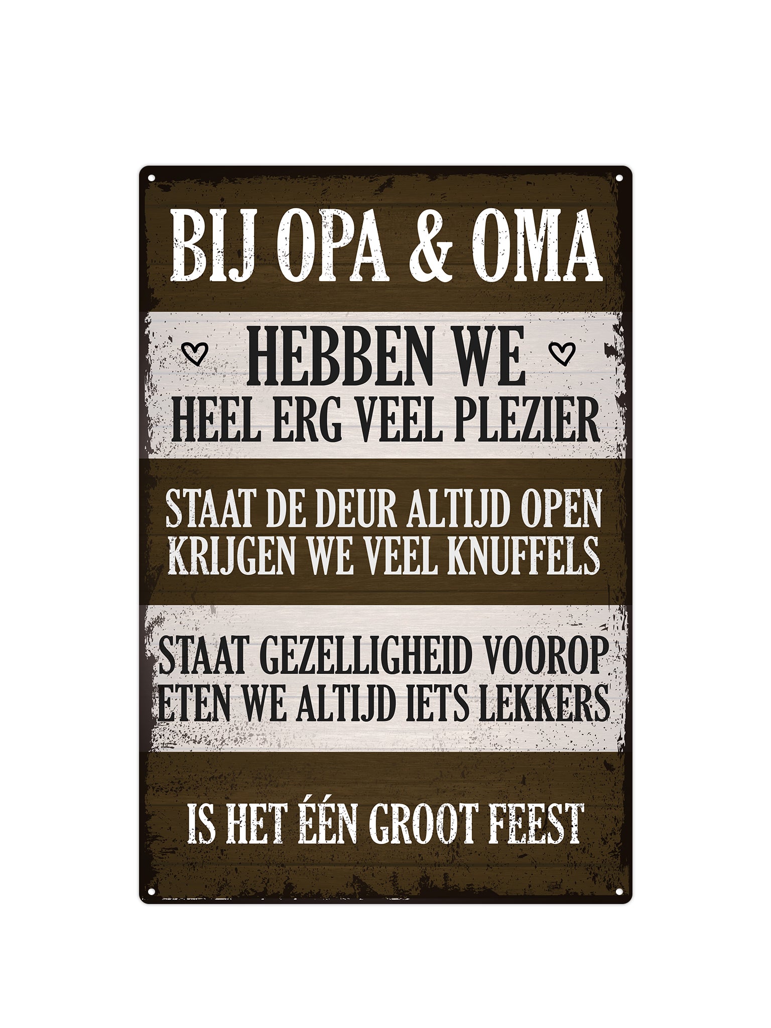 Bij opa en oma - hebben we erg veel plezier