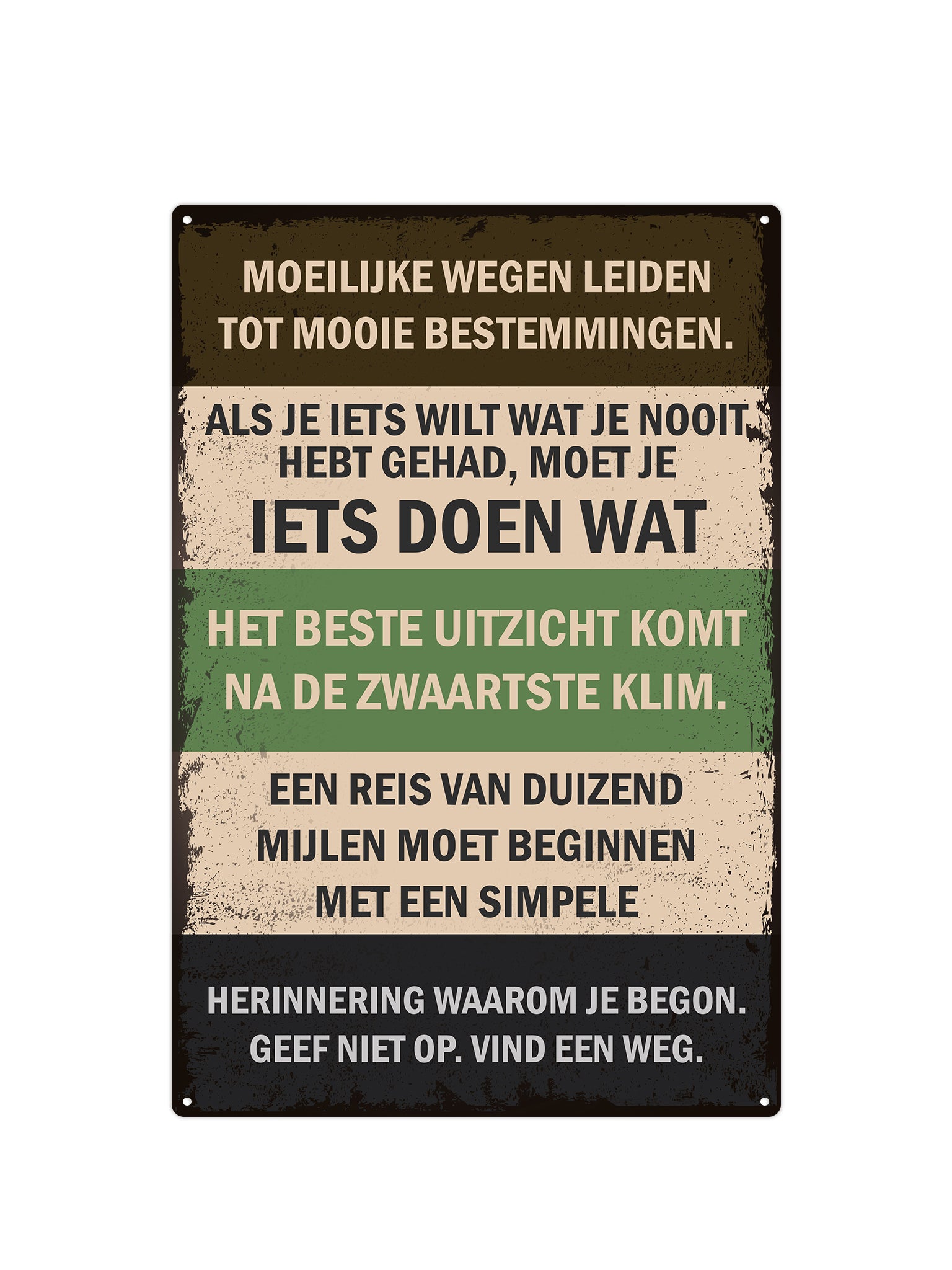Moeilijke wegen leiden tot mooie bestemmingen