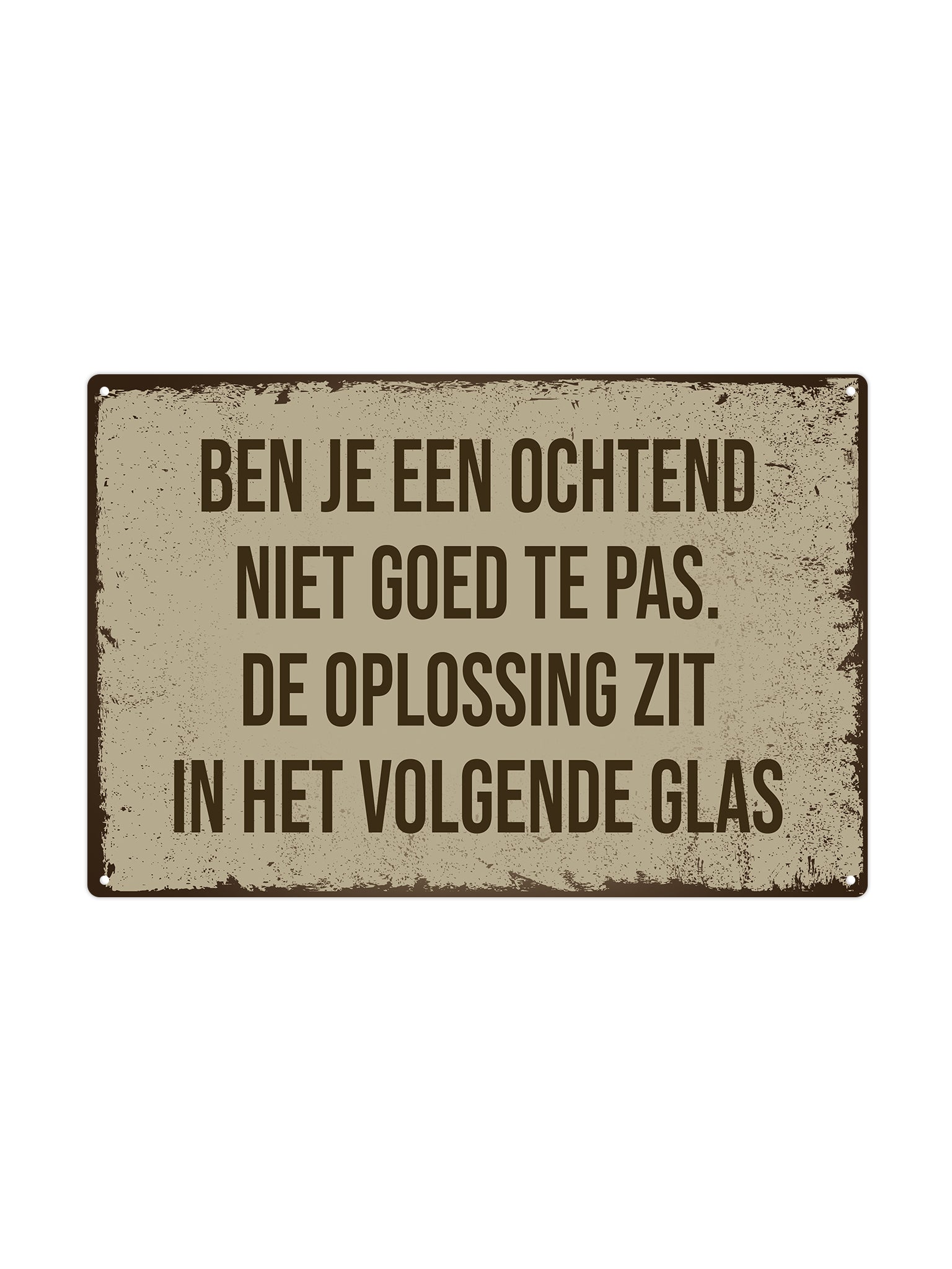 Ben je een ochtend niet goed te pas? De oplossing zit in het volgende glas