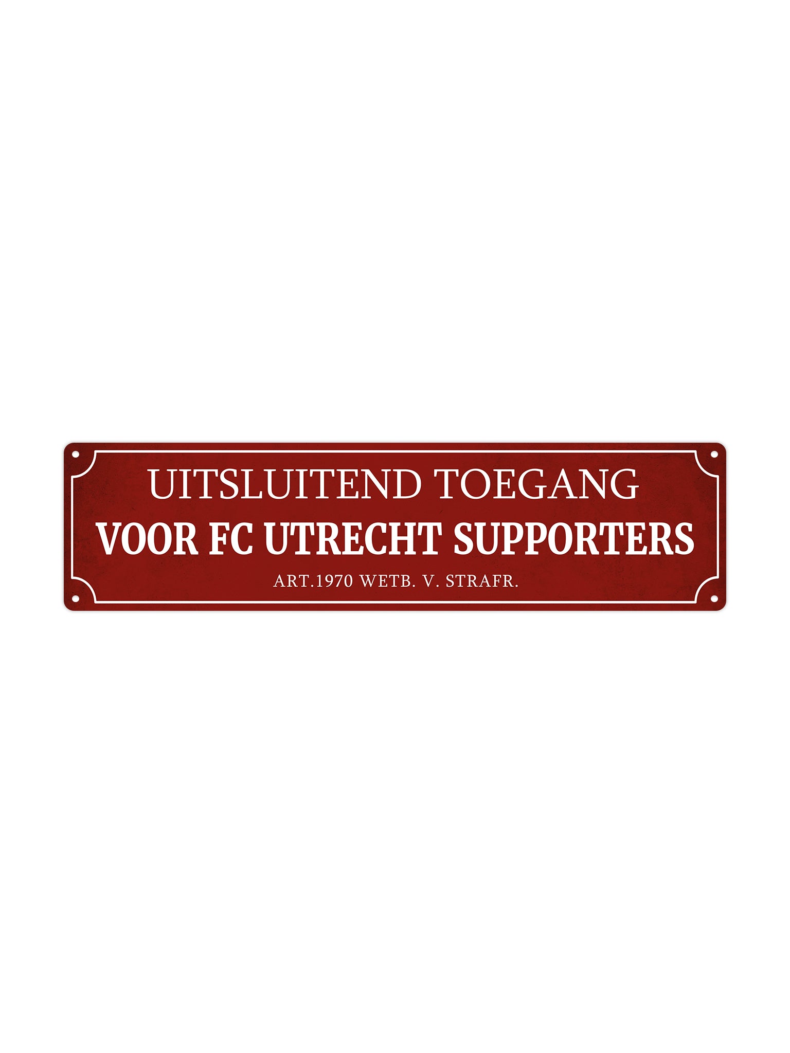 Uitsluitend voor FC Utrecht Supporters