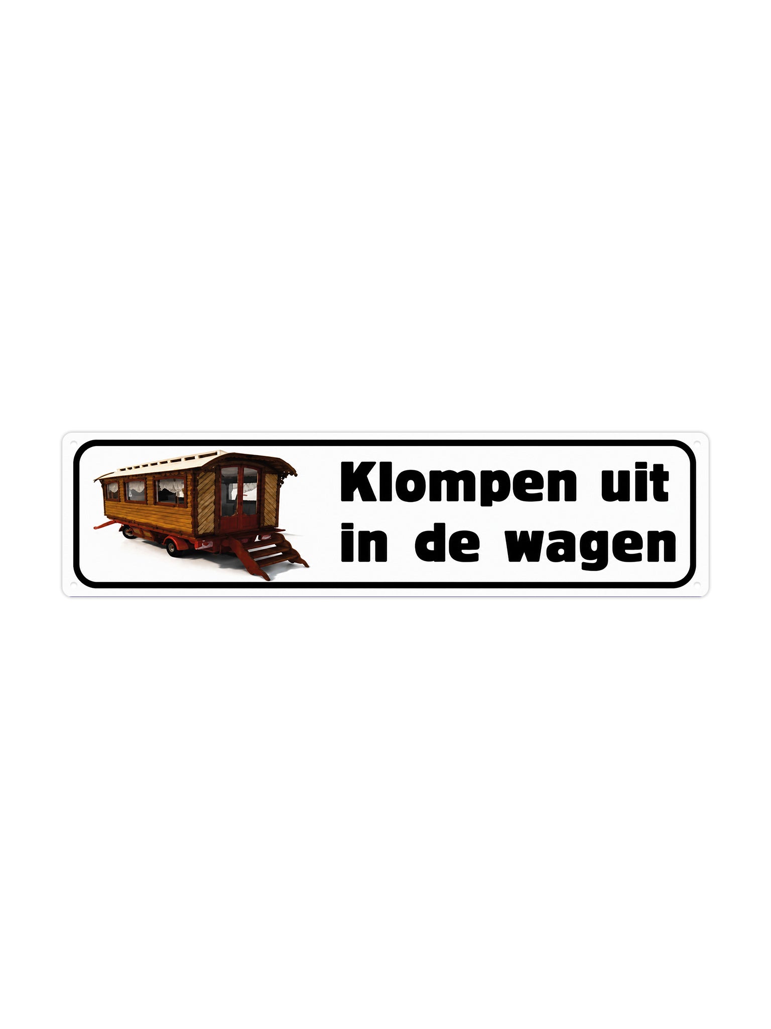 Klompen uit in de wagen