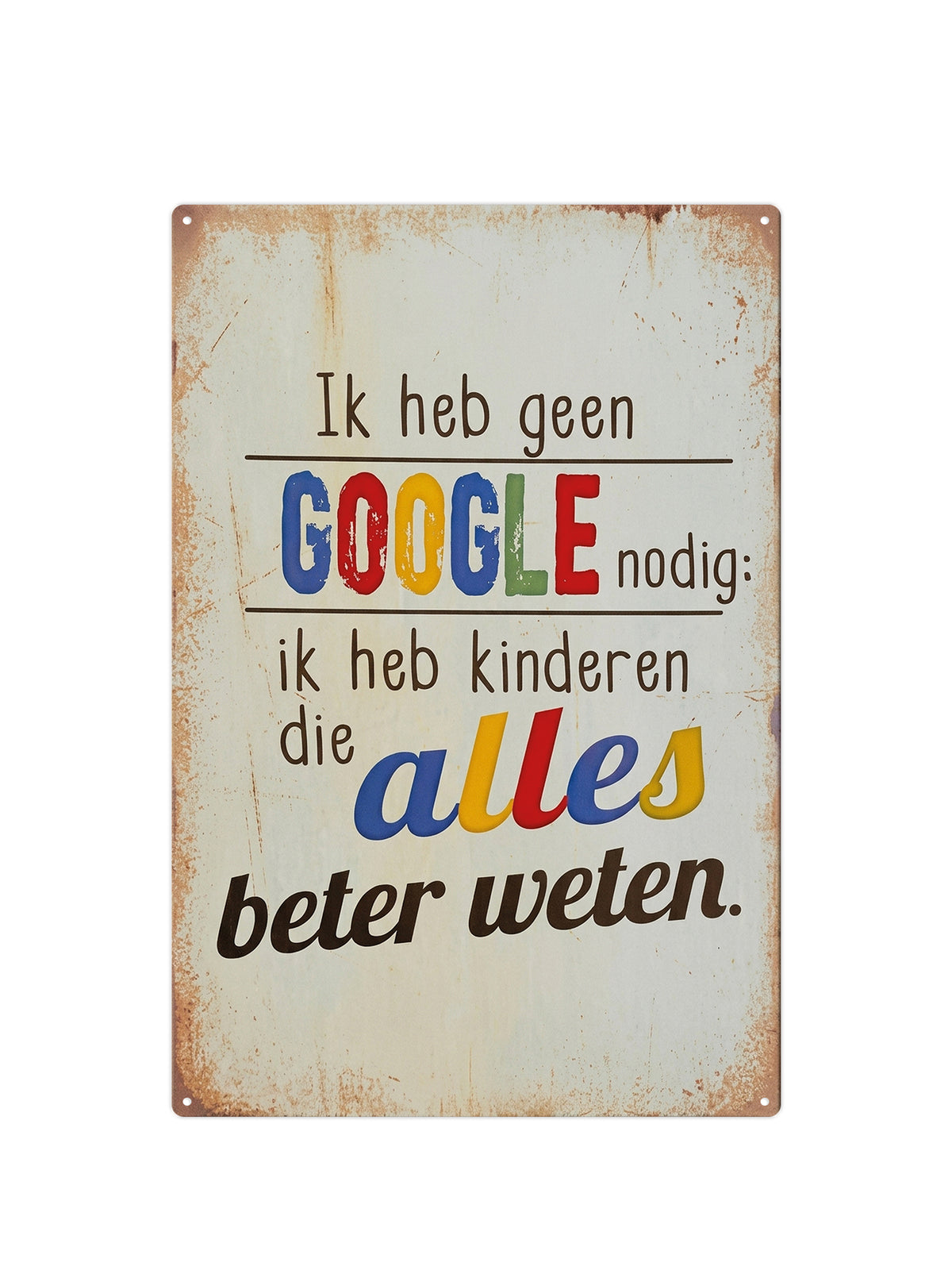 Ik heb geen Google nodig, ik heb kinderen die alles beter weten