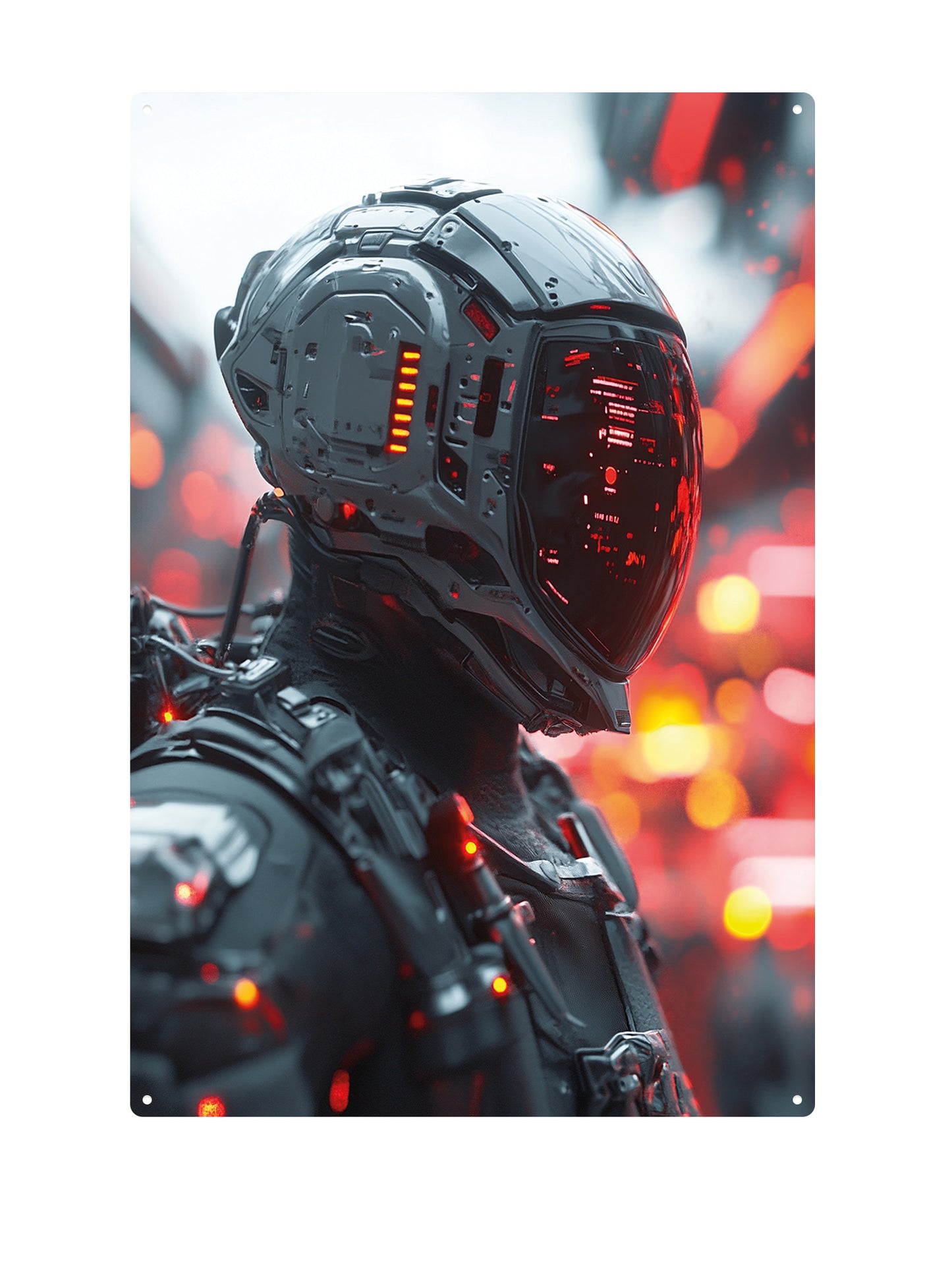 Sci-Fi Astronaut in Space