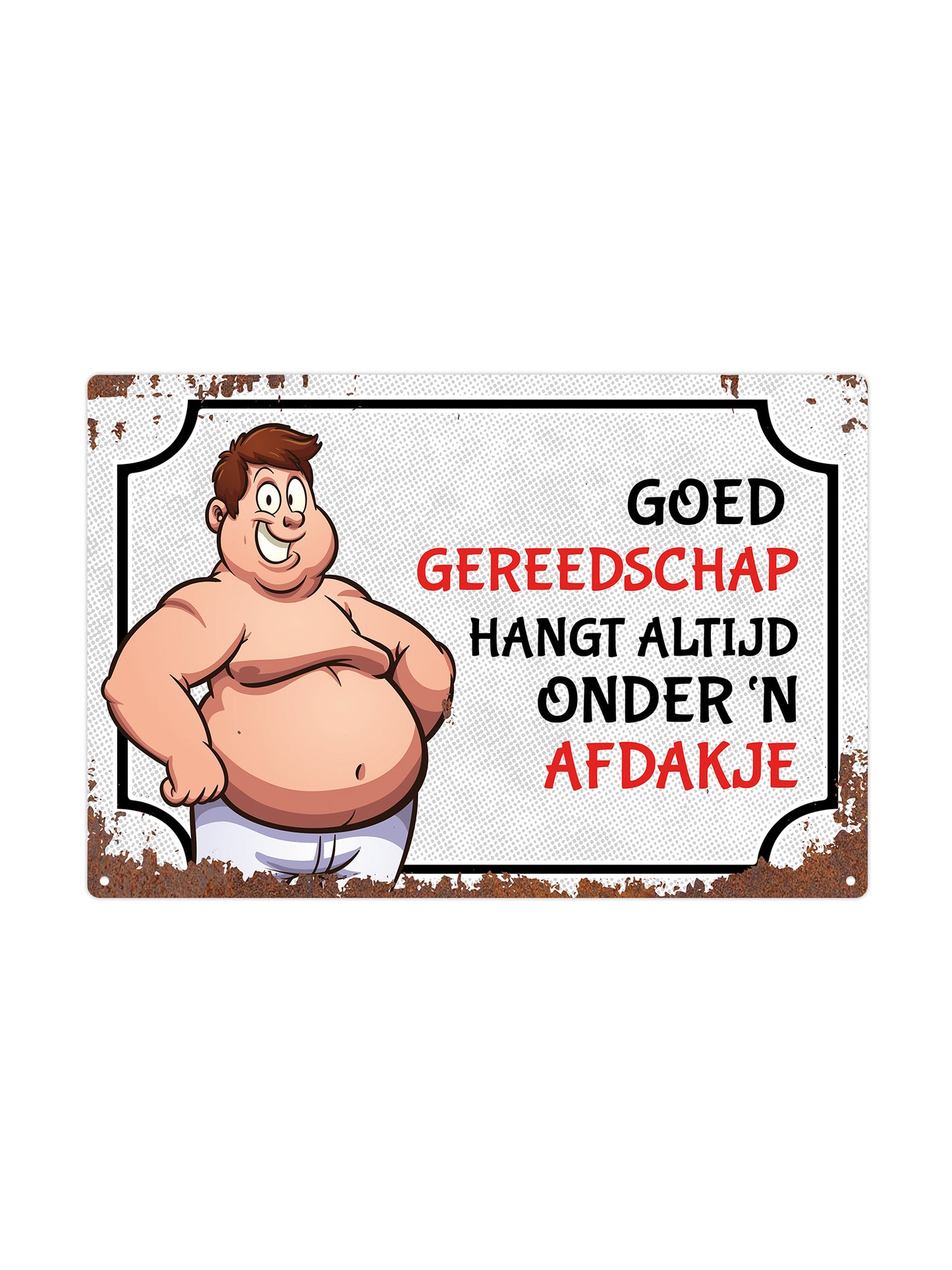Goed gereedschap hangt onder een afdakje
