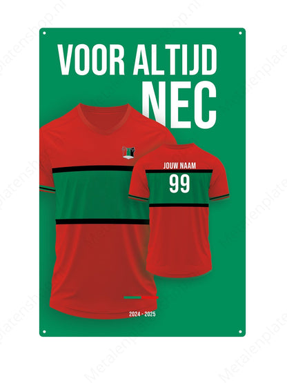 Fußball-Set NEC-Board mit eigenem Namen und Rückennummer – 2024/2025
