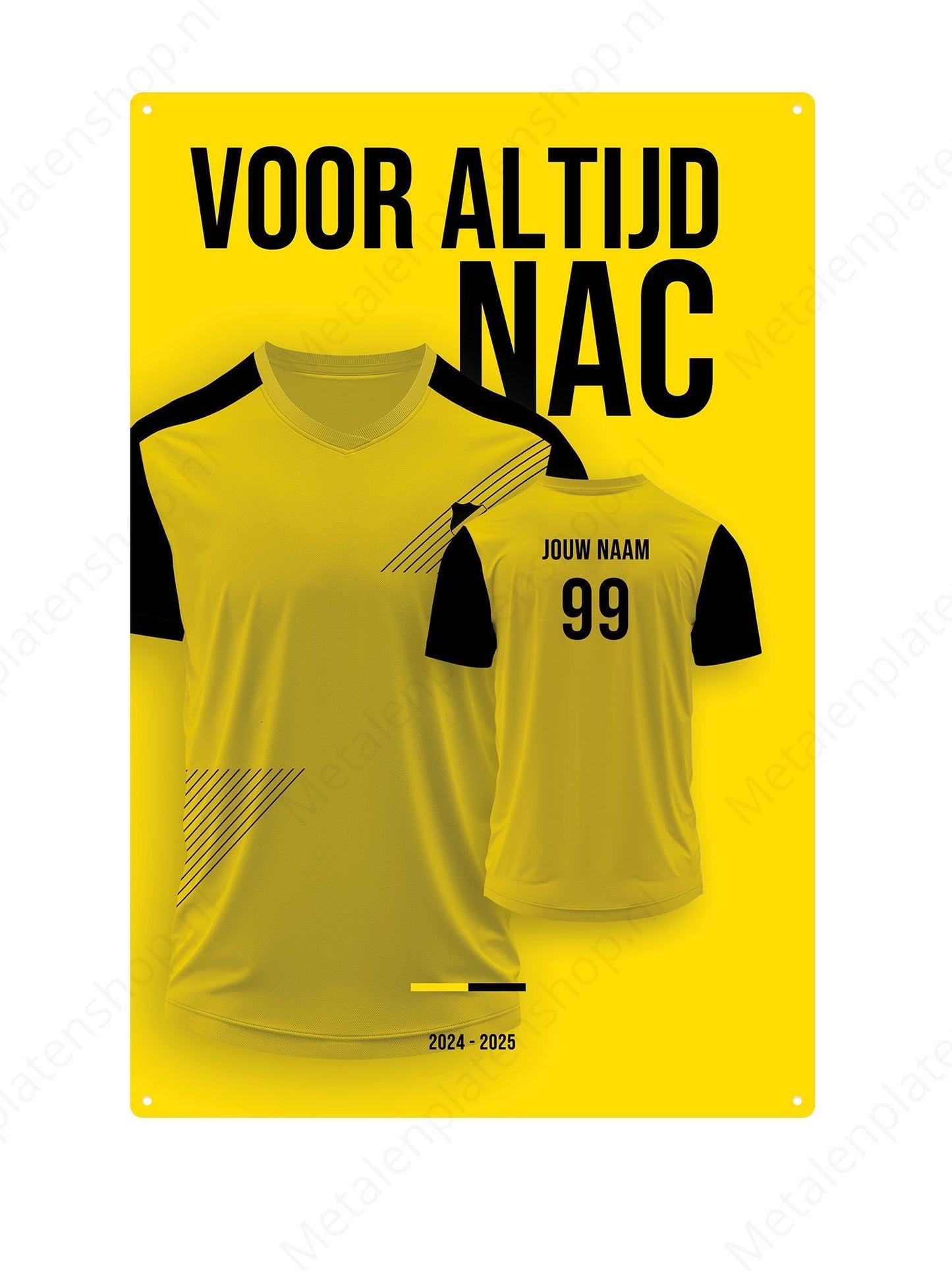Fußballtrikot NAC-Board mit eigenem Namen und Rückennummer – 2024/2025