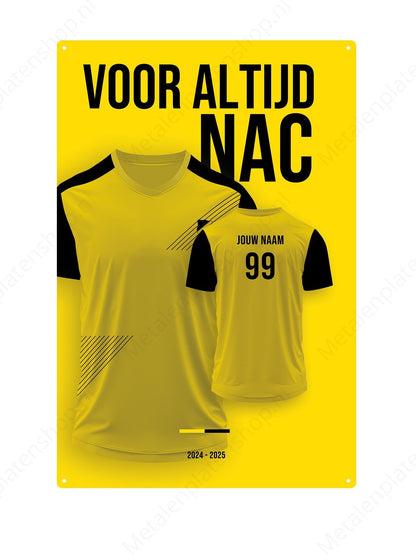 Fußballtrikot NAC-Board mit eigenem Namen und Rückennummer – 2024/2025