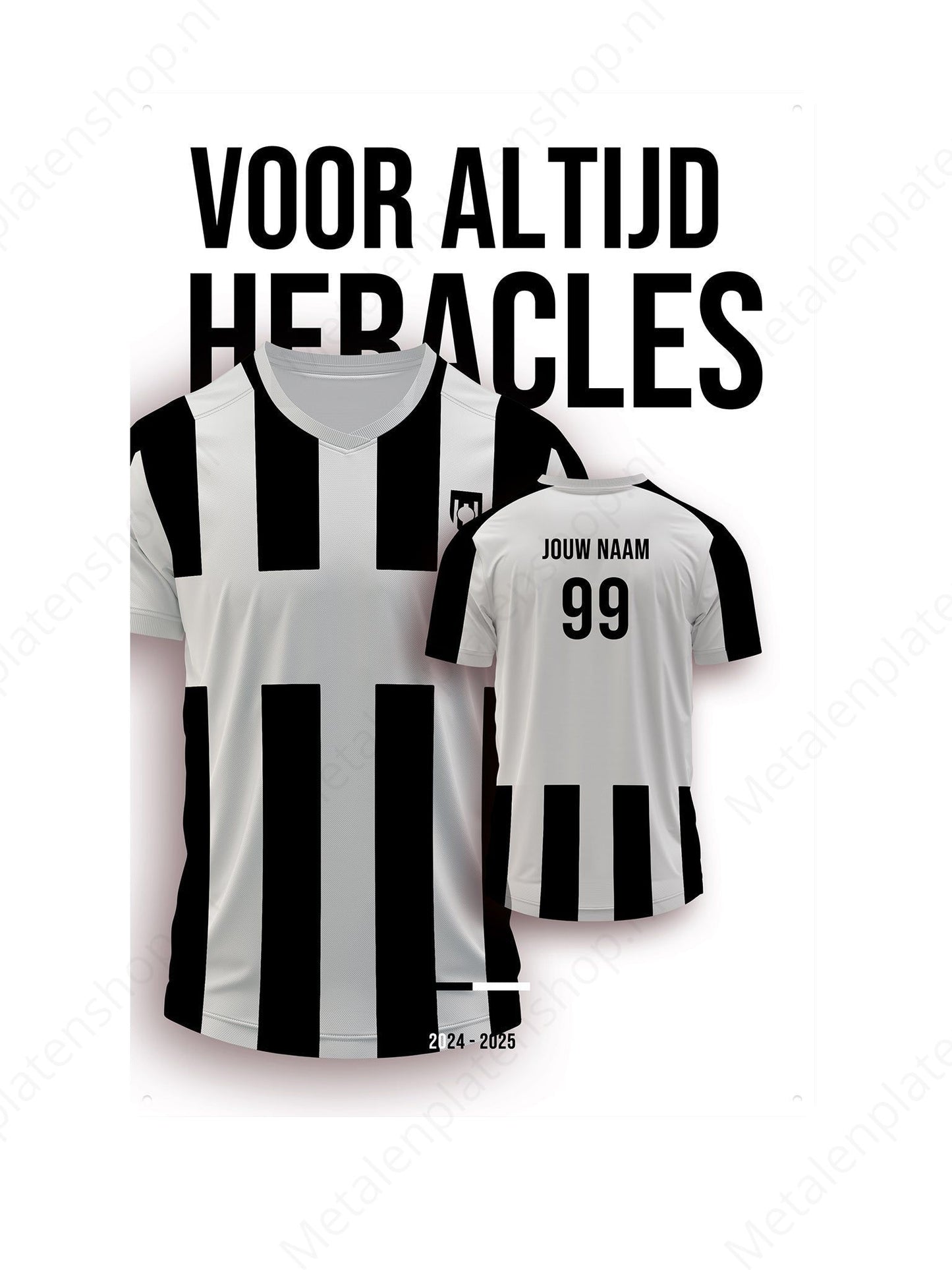 Fußballtrikot Bord Heracles mit eigenem Namen und Rückennummer – 2024/2025