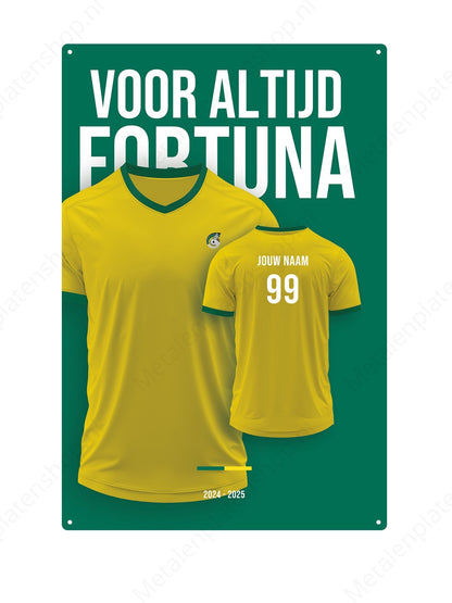 Fußballtrikot Board Fortuna Sittard mit eigenem Namen und Rückennummer - 2024/2025