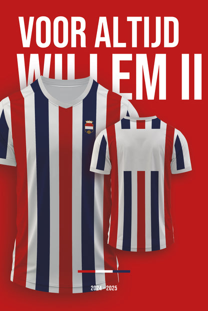 Fußballtrikot Willem II Board mit eigenem Namen und Rückennummer – 2024/2025