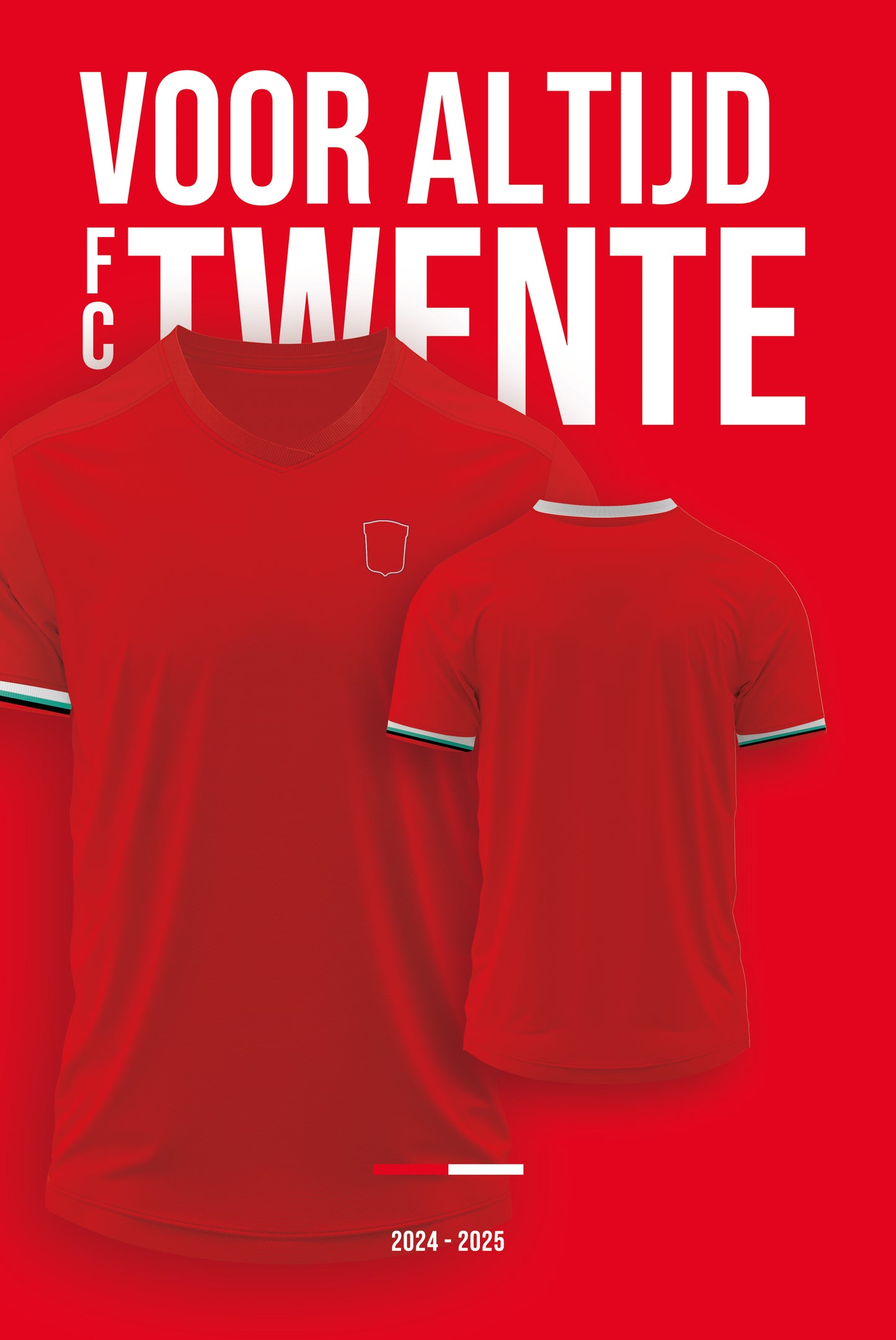 Fußballtrikot Bord Twente mit eigenem Namen und Rückennummer – 2024/2025