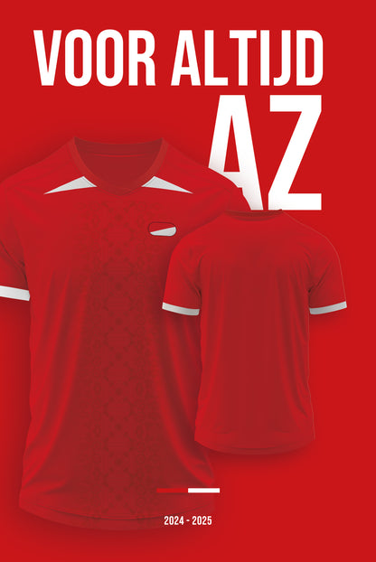 Fußballtrikot Board AZ mit eigenem Namen und Rückennummer - 2024/2025