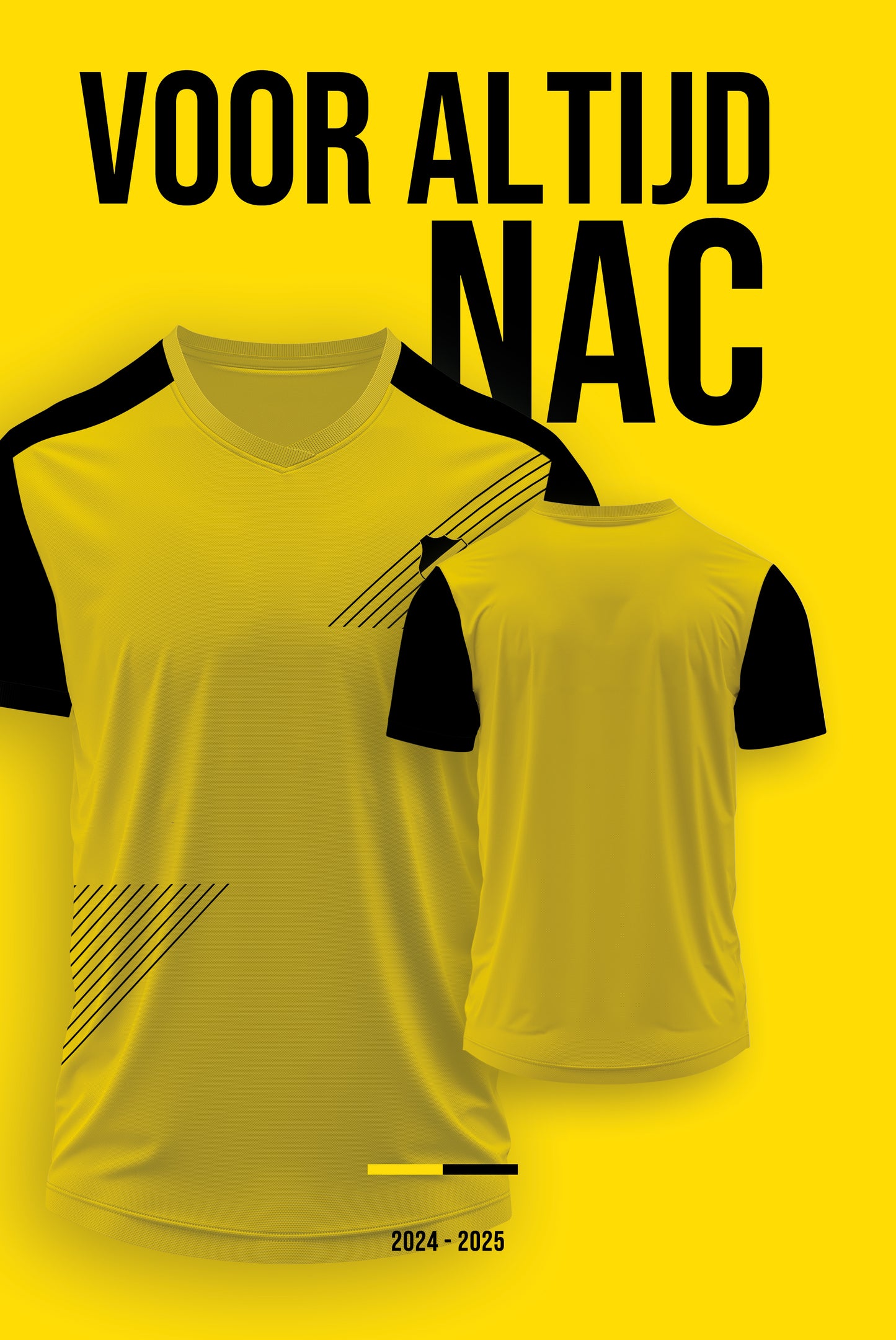 Fußballtrikot NAC-Board mit eigenem Namen und Rückennummer – 2024/2025