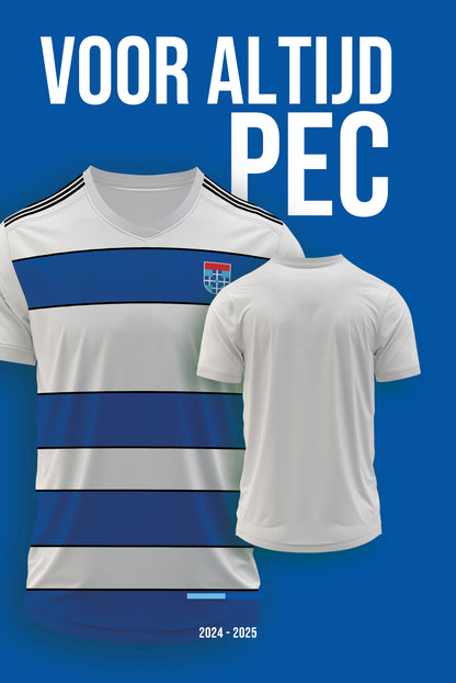 Fußballtrikot Board PEC Zwolle mit eigenem Namen und Rückennummer – 2024/2025
