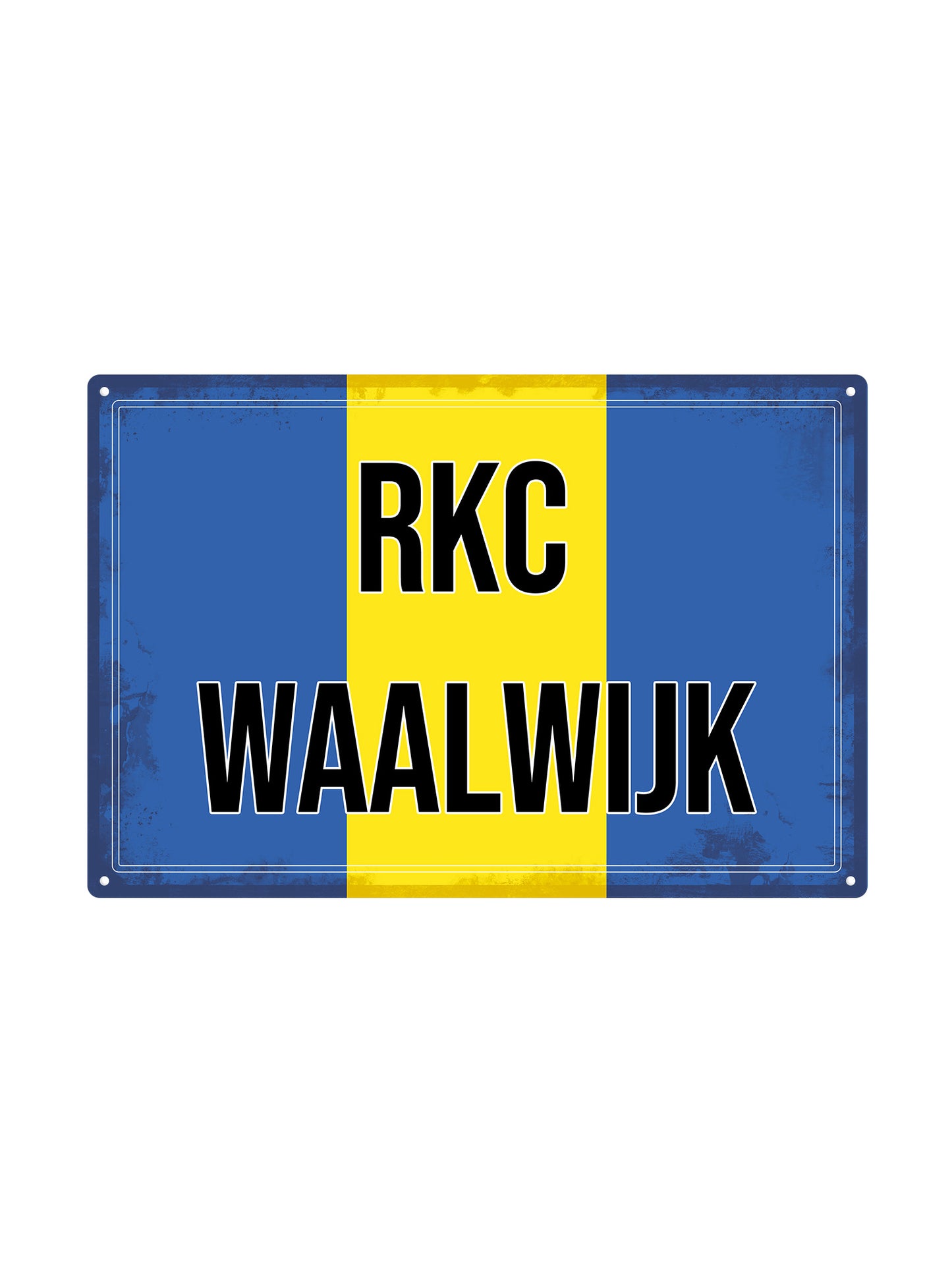 RKC Waalwijk mit eigenem Text 