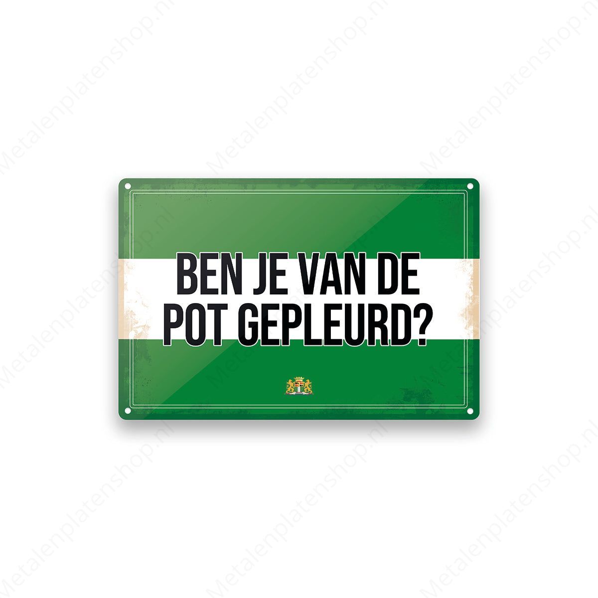 Ben je van de pot gepleurd? - Rotterdams Bord