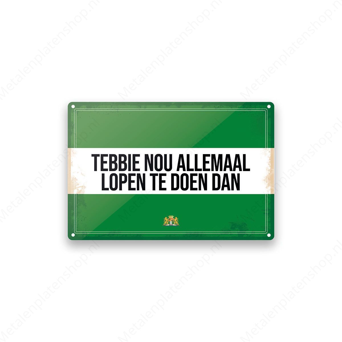 Metal Wall Sign - FC Utrecht - Haller 91 Shirt