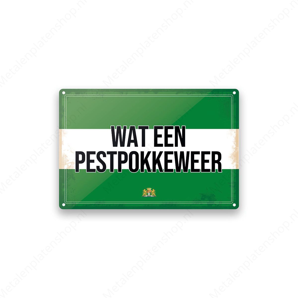 Wat een pestpokkeweer - Rotterdams Bord