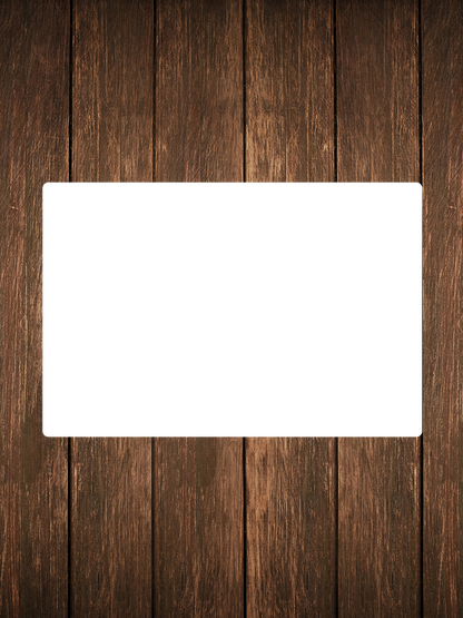 Met eigen tekst - Metalen wandbord