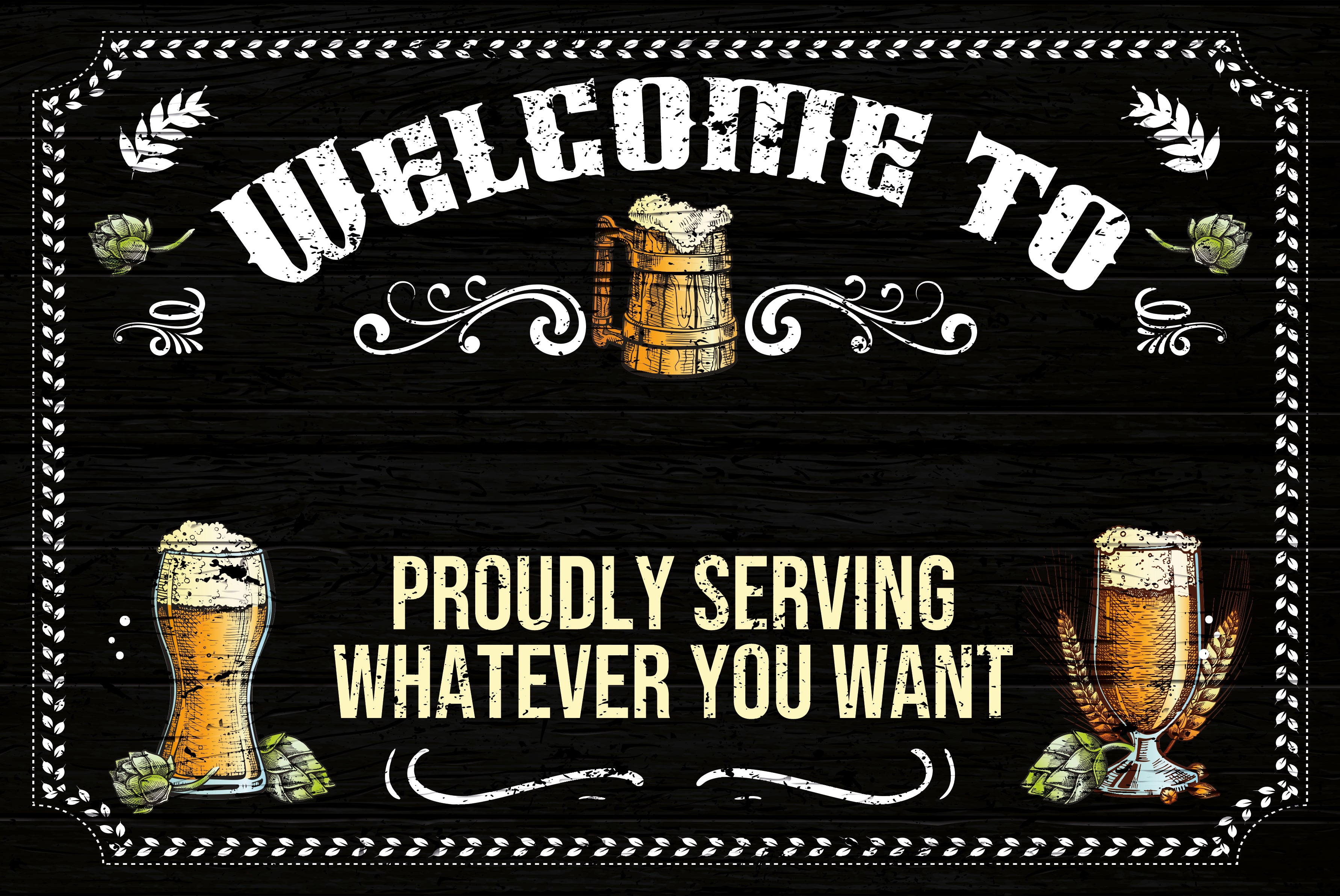 Welcome to my Bar - Met eigen naam