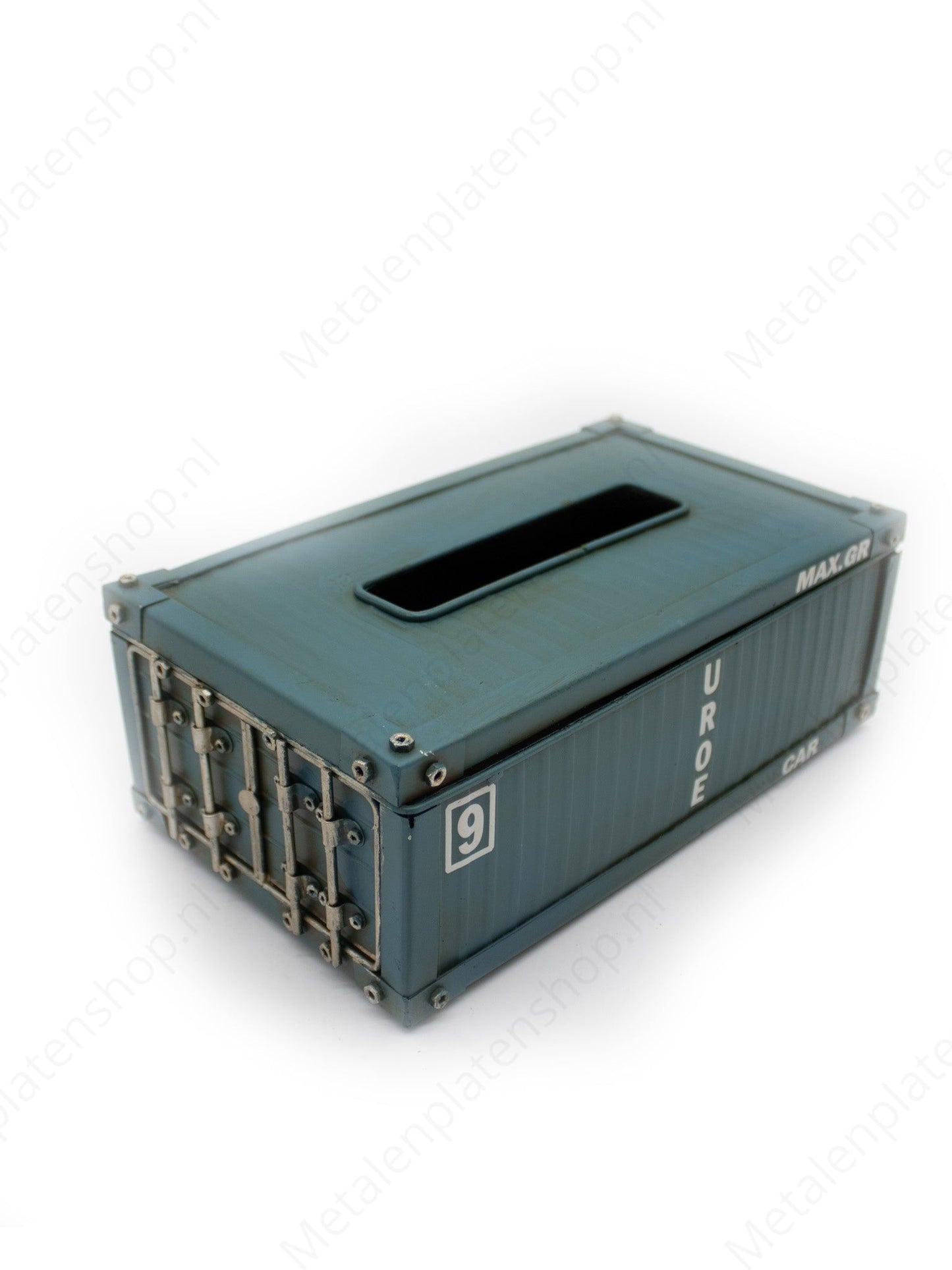 Tissue Container  - Metalen Decoratie - 25x15cm