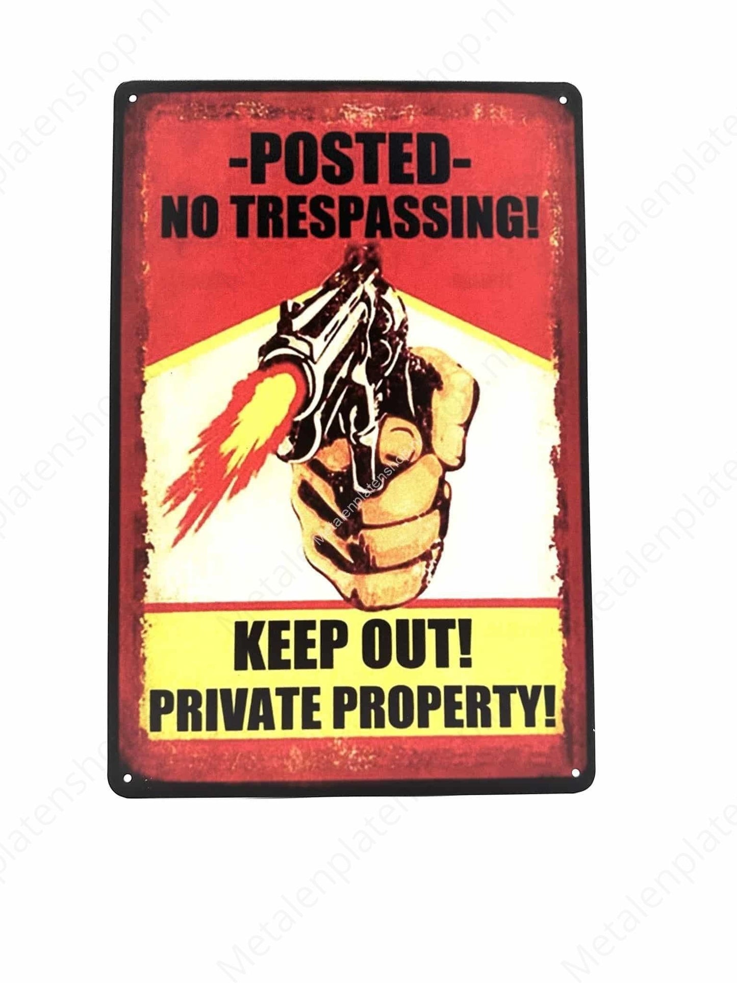 Keep out! Private Property!