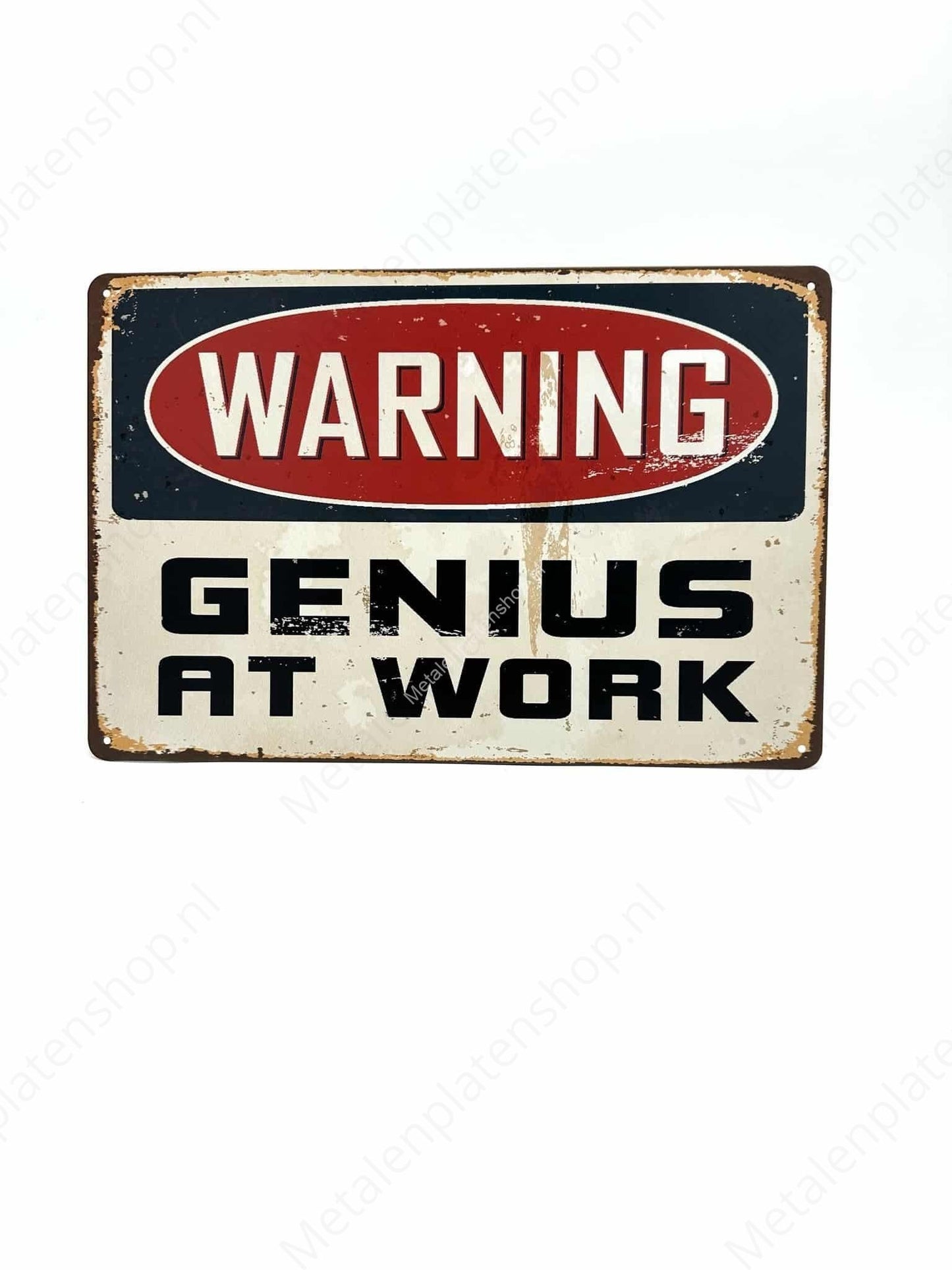 Warning - genius at work