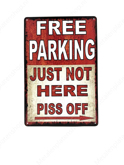 Free Parking - Just not here - Parkeren
